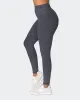 Zero Rise Vintage Rib Ankle Length Leggings - Washed Black sold by Muscle Nation