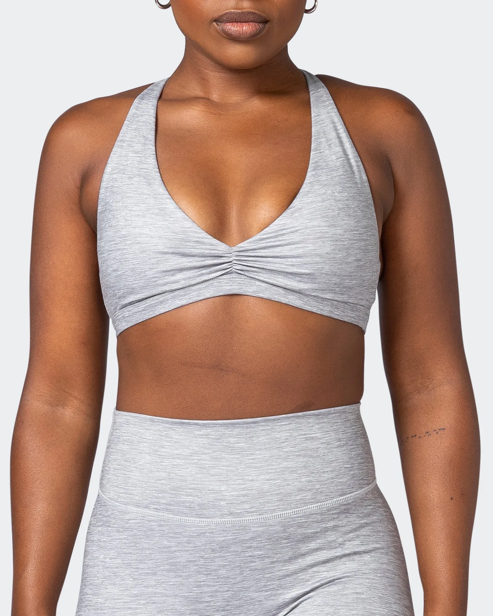Stride Bralette - Quiet Grey Marl sold by Muscle Nation product image thumbnail 2
