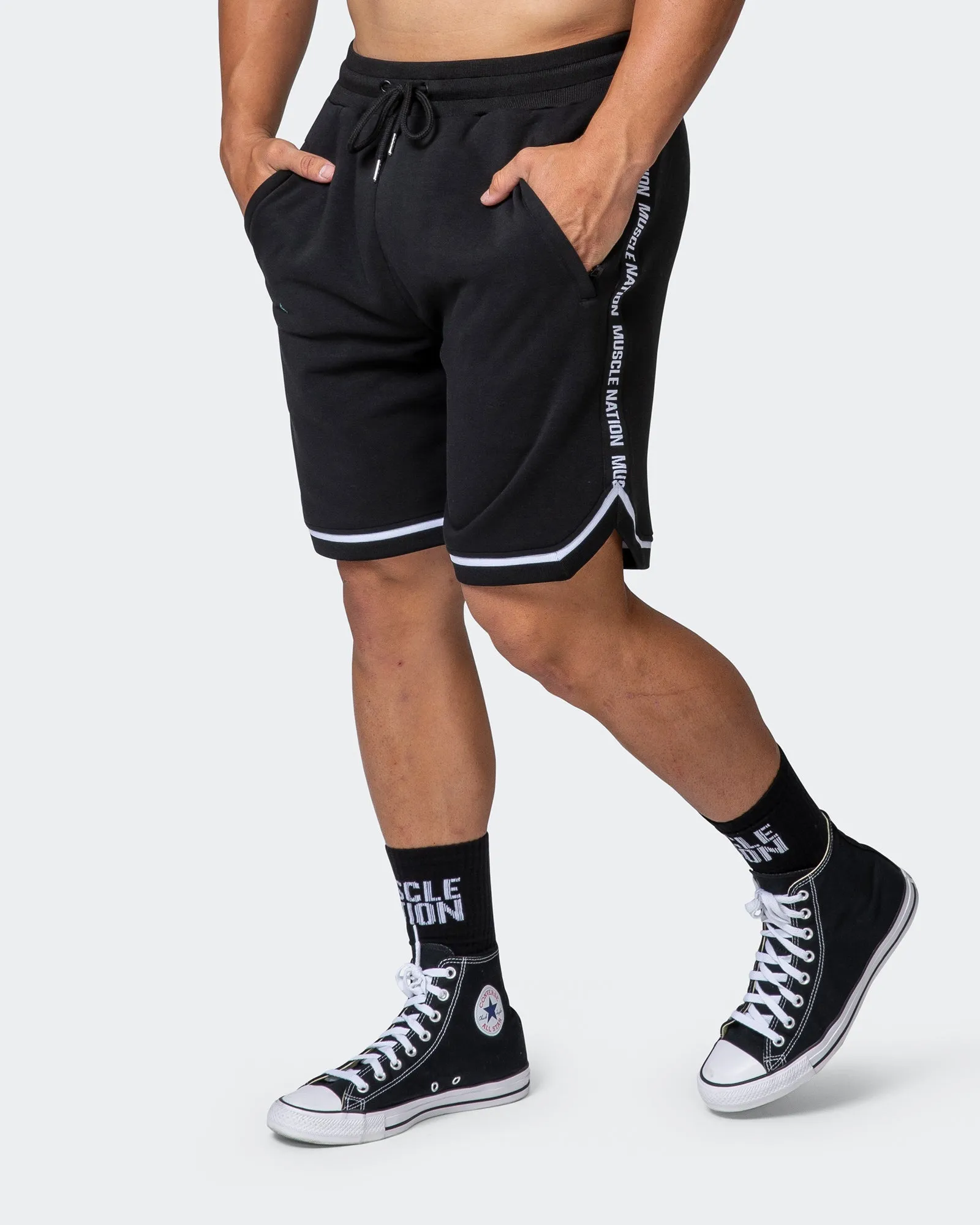 MVP 8" Basketball Shorts - Black sold by Muscle Nation product image thumbnail 4