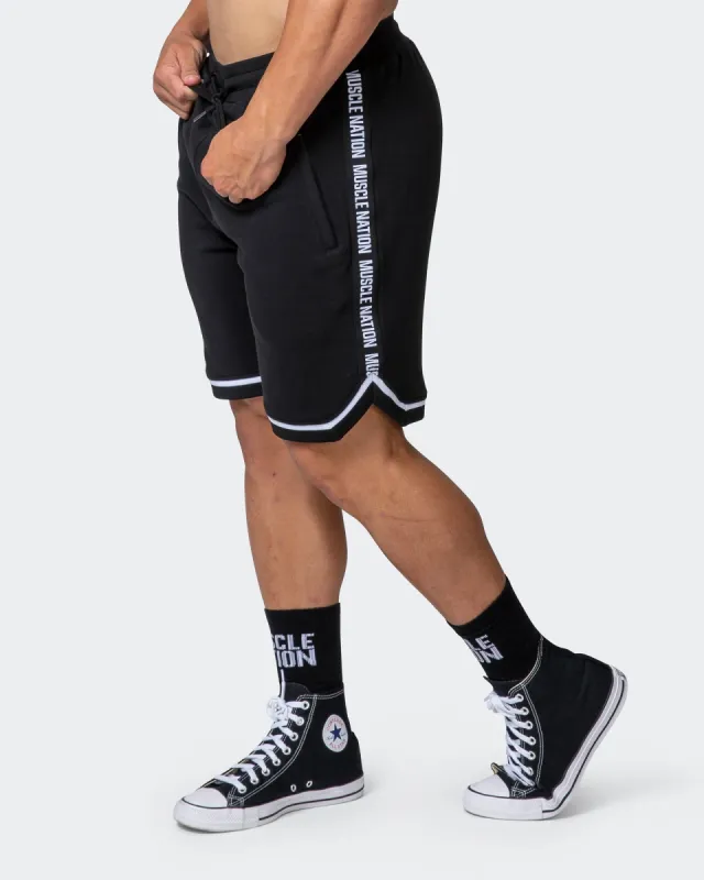 MVP 8" Basketball Shorts - Black sold by Muscle Nation