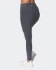 Zero Rise Vintage Rib Ankle Length Leggings - Washed Black sold by Muscle Nation