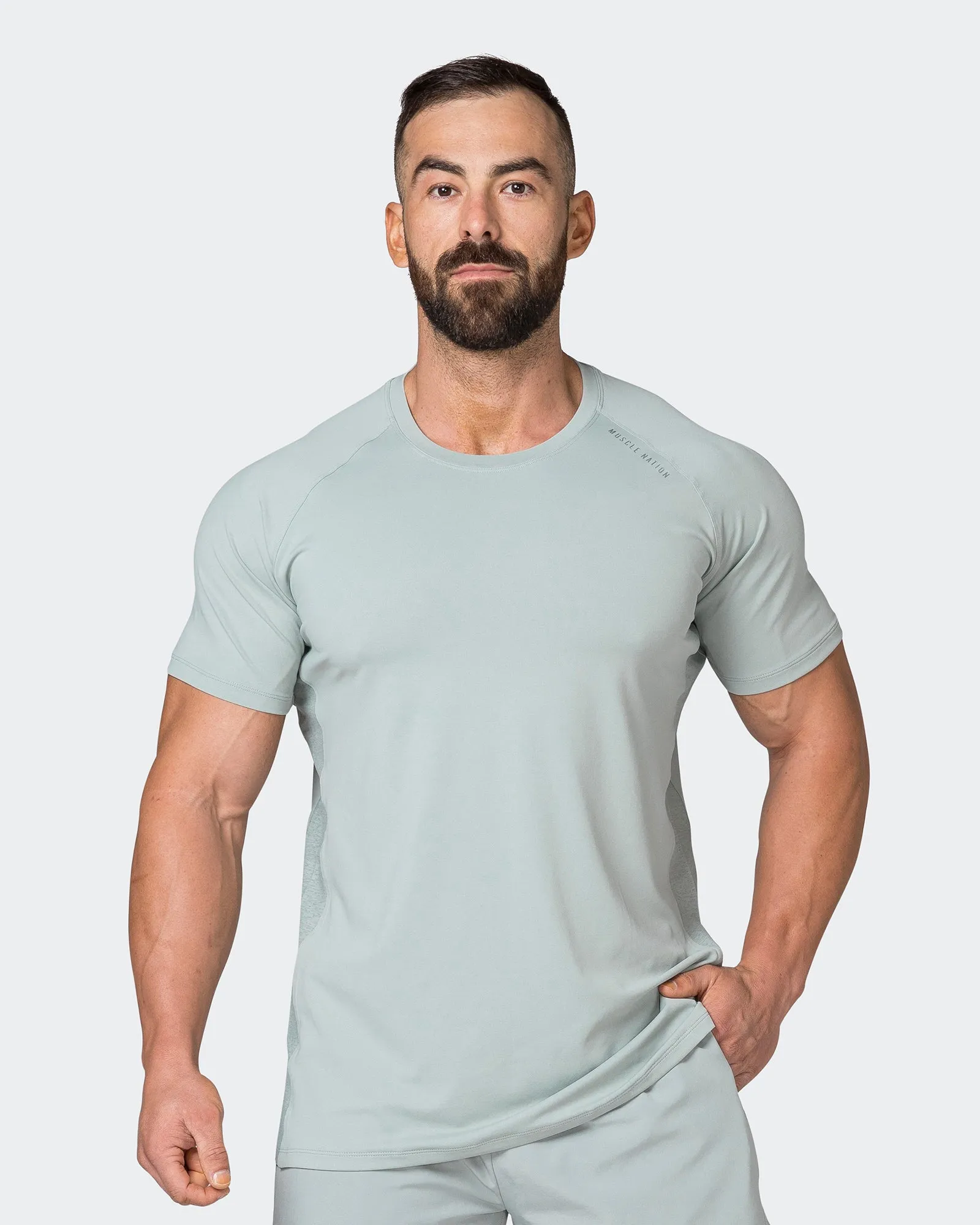 Reflective Running Tee - Foam sold by Muscle Nation