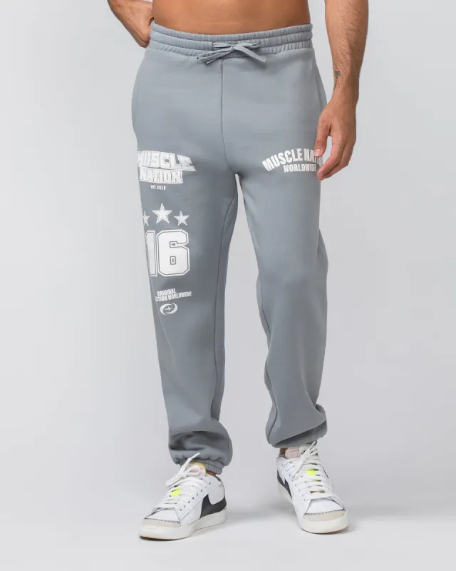 Lifting Trackies - Jet Grey sold by Muscle Nation