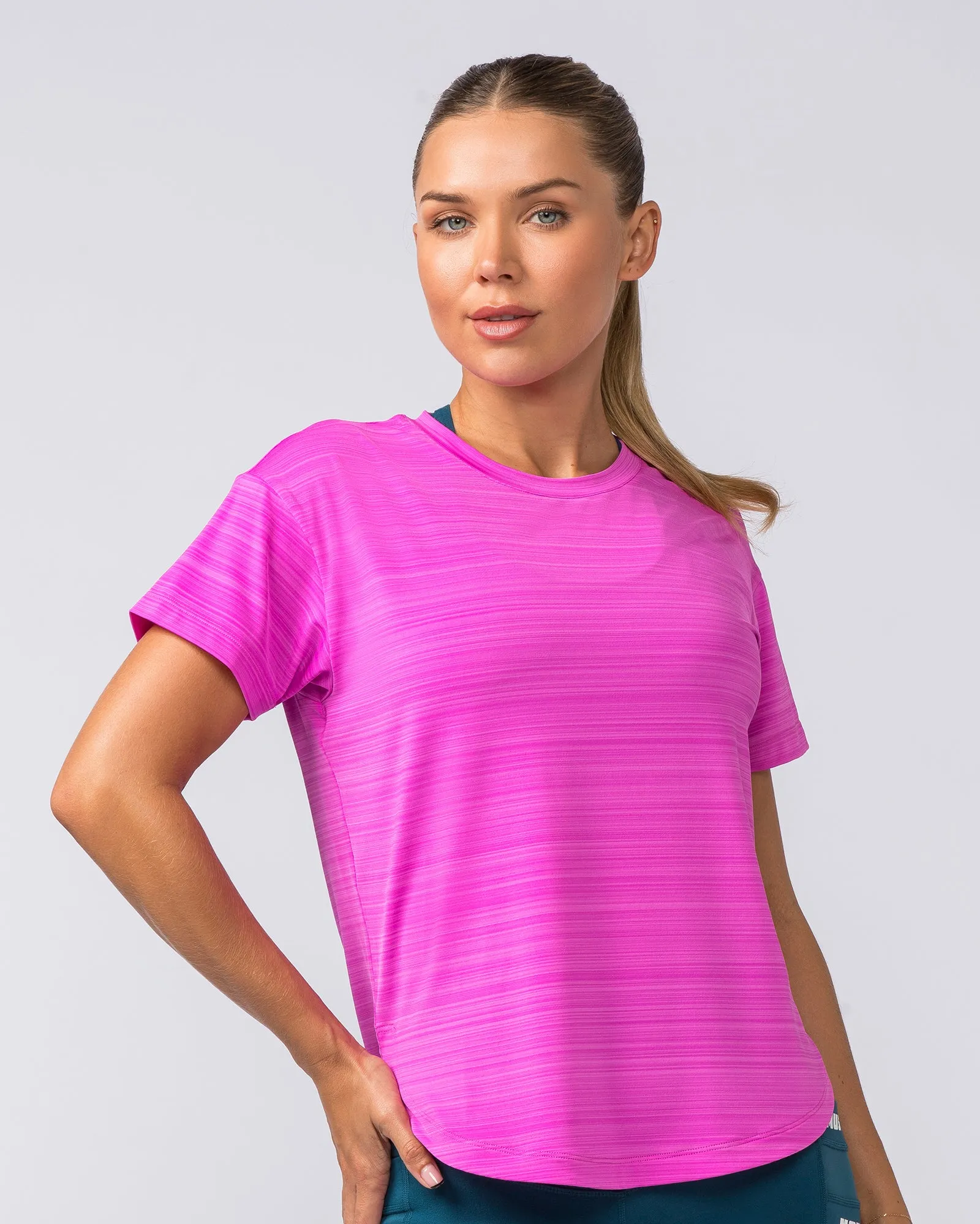 Ignite Training Tee - Hyper Fuchsia sold by Muscle Nation product image thumbnail 2