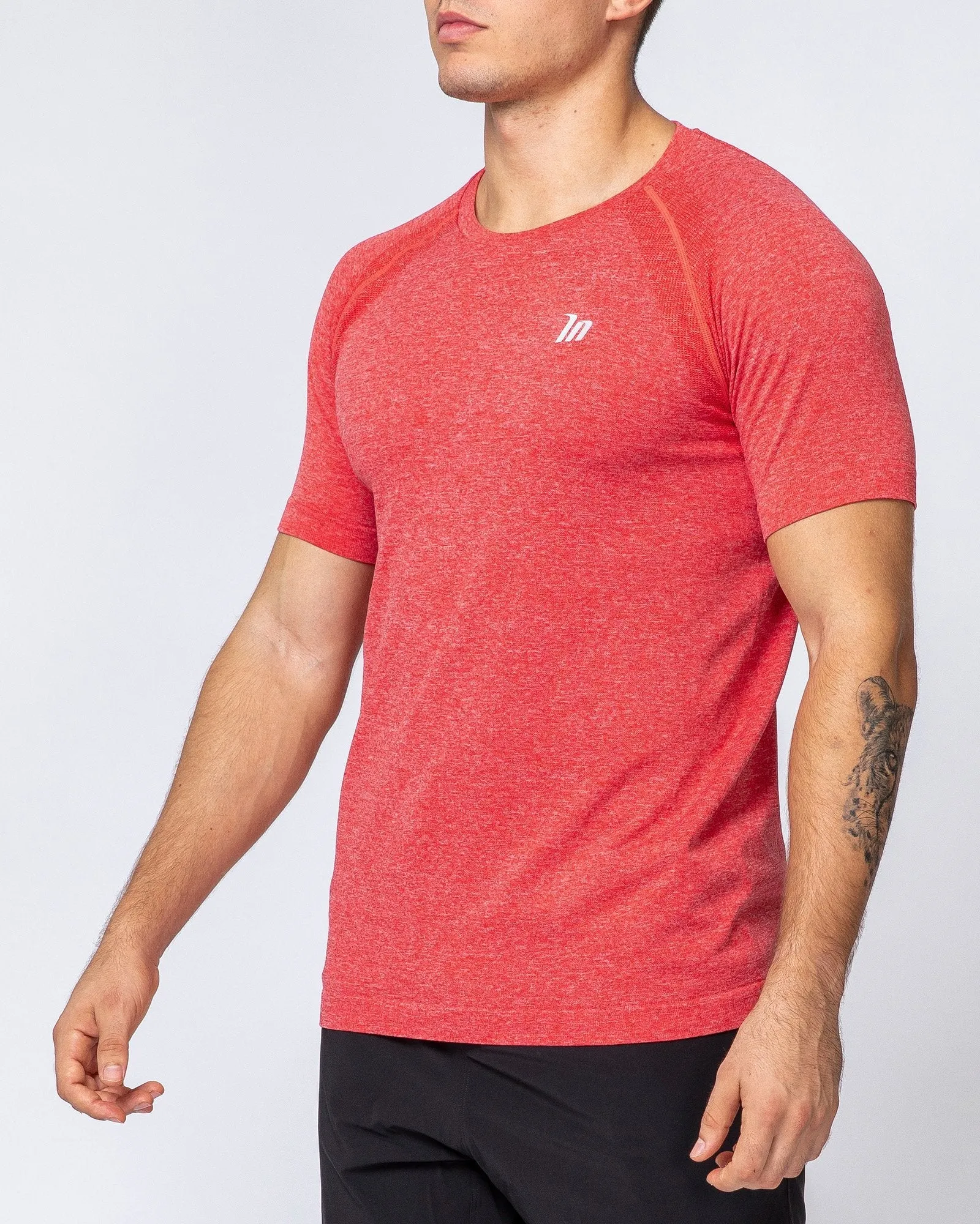 Seamless Tee - Poppy Marl sold by Muscle Nation product image thumbnail 5