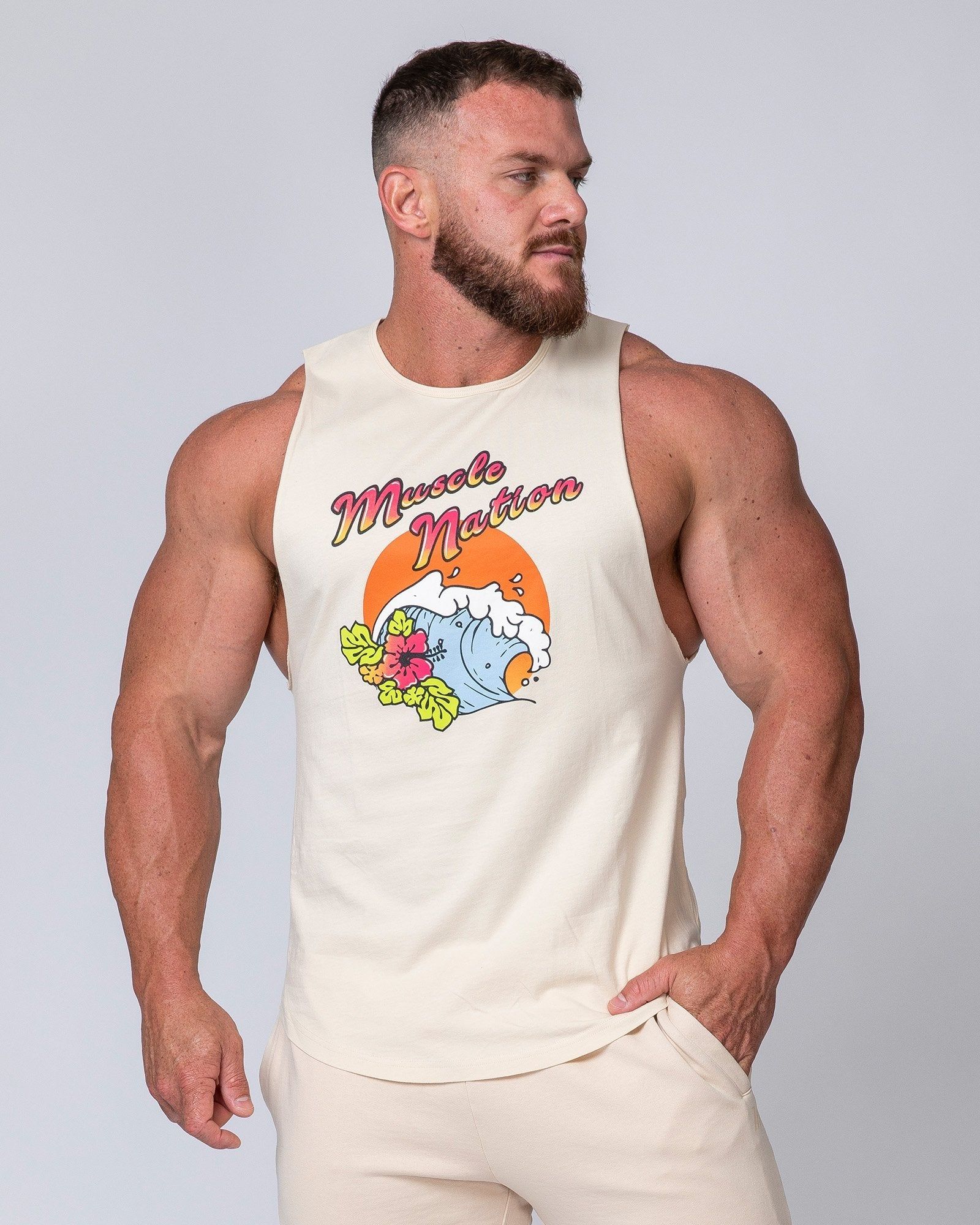 Surf Tank - Sand sold by Muscle Nation