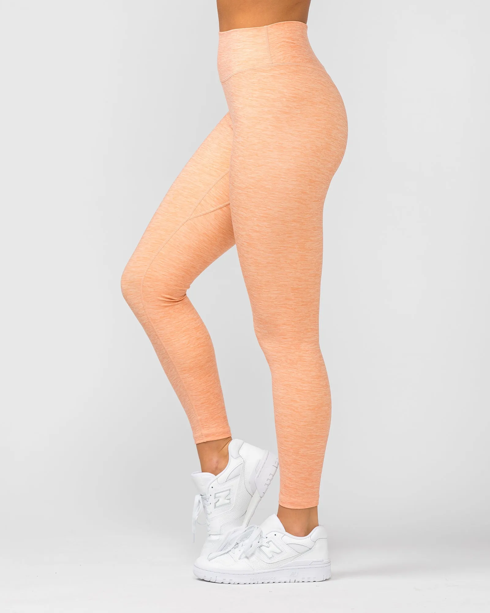 Zero Rise Everyday Ankle Length Leggings - Apricot Marl sold by Muscle Nation product image thumbnail 5