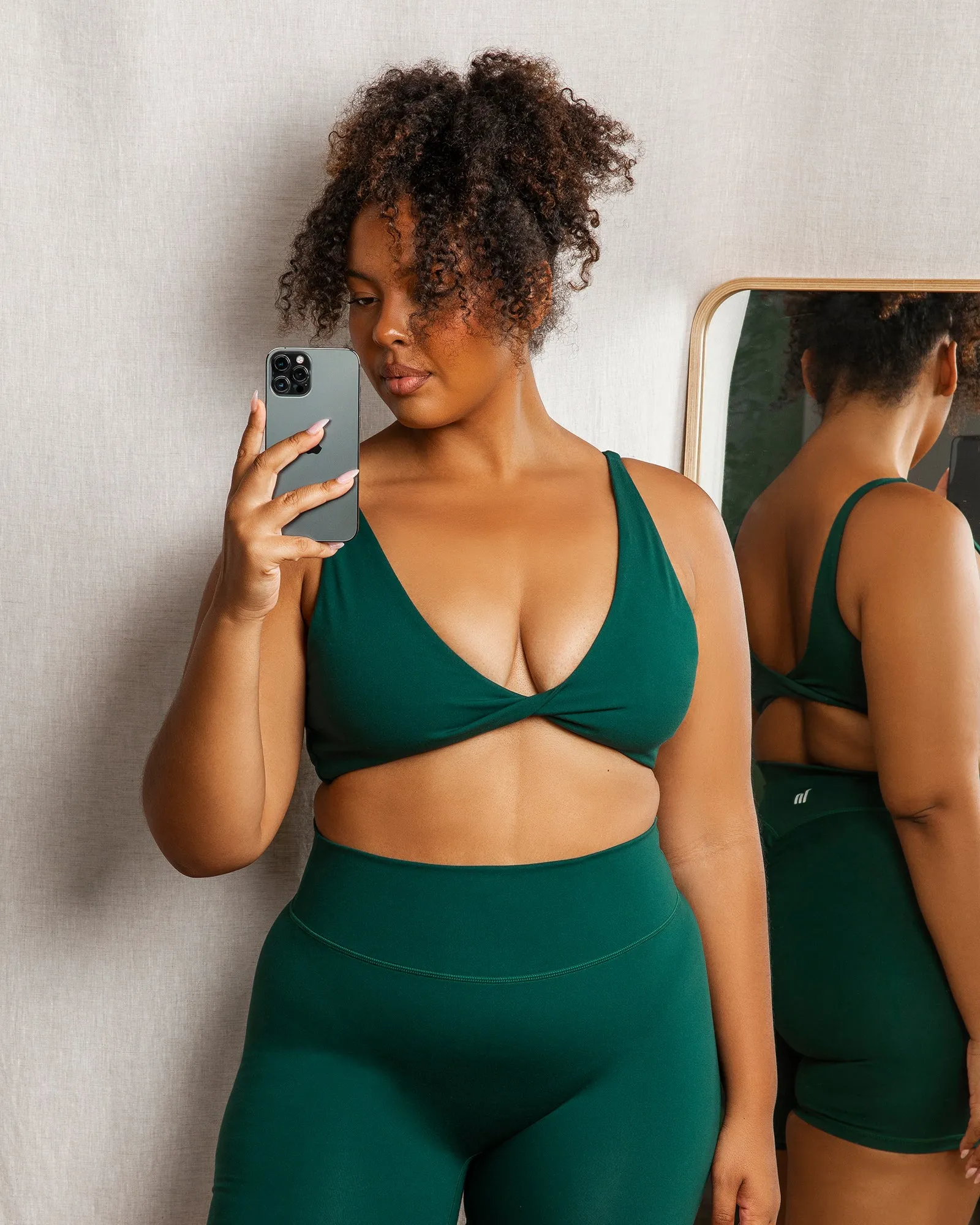 Demi Bralette - Evergreen sold by Muscle Nation