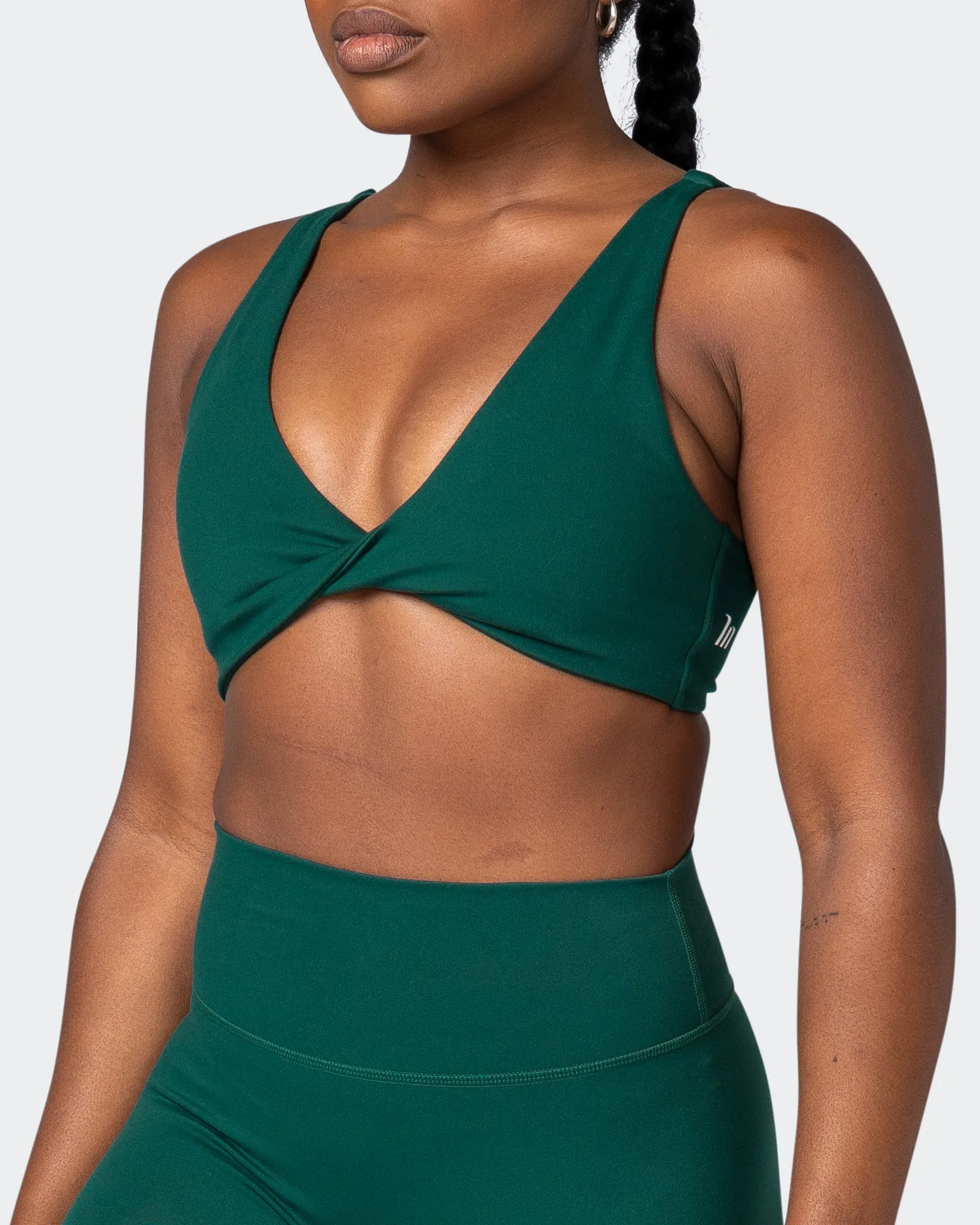 Demi Bralette - Evergreen sold by Muscle Nation product image thumbnail 4