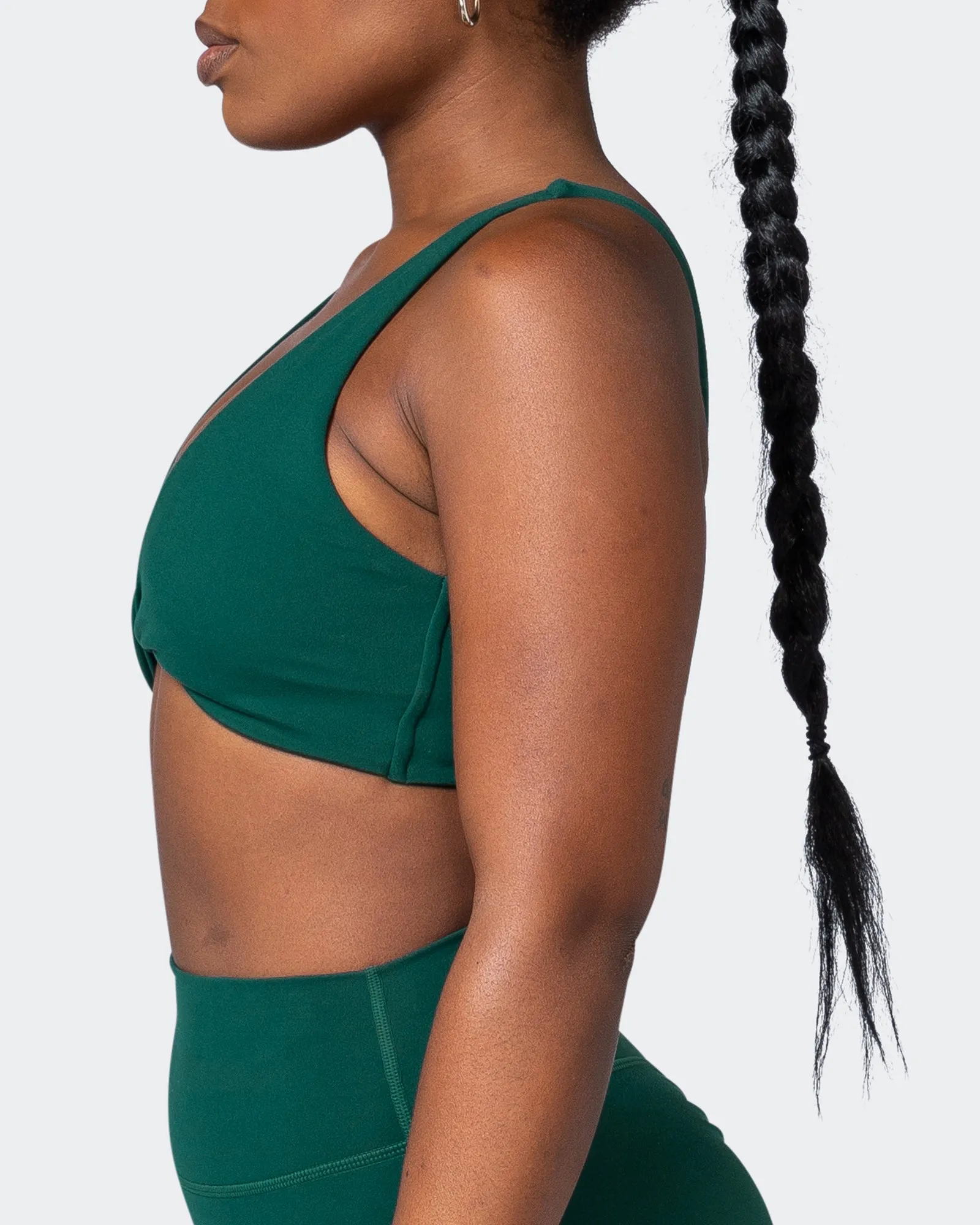 Demi Bralette - Evergreen sold by Muscle Nation product image thumbnail 5