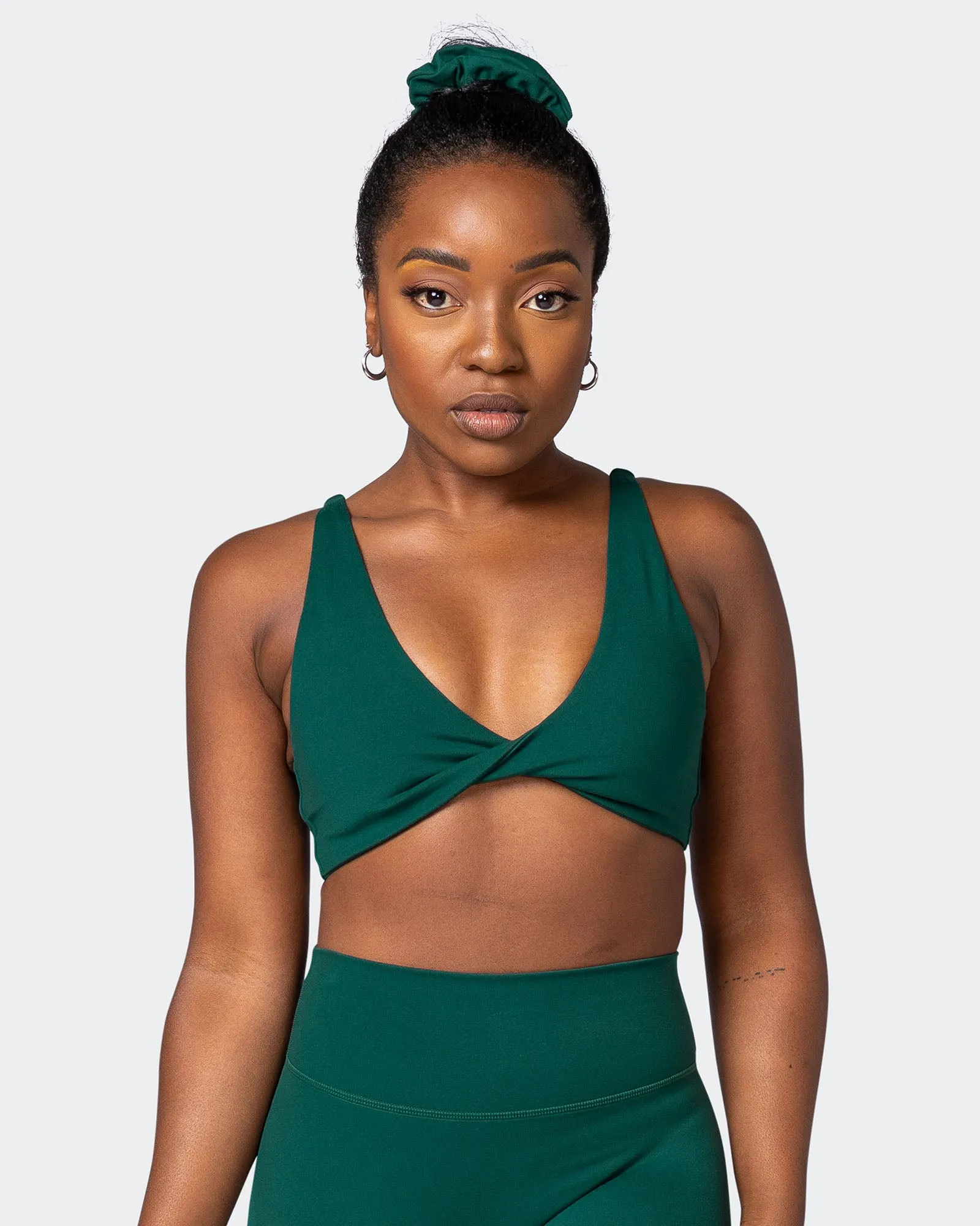 Demi Bralette - Evergreen sold by Muscle Nation product image thumbnail 2