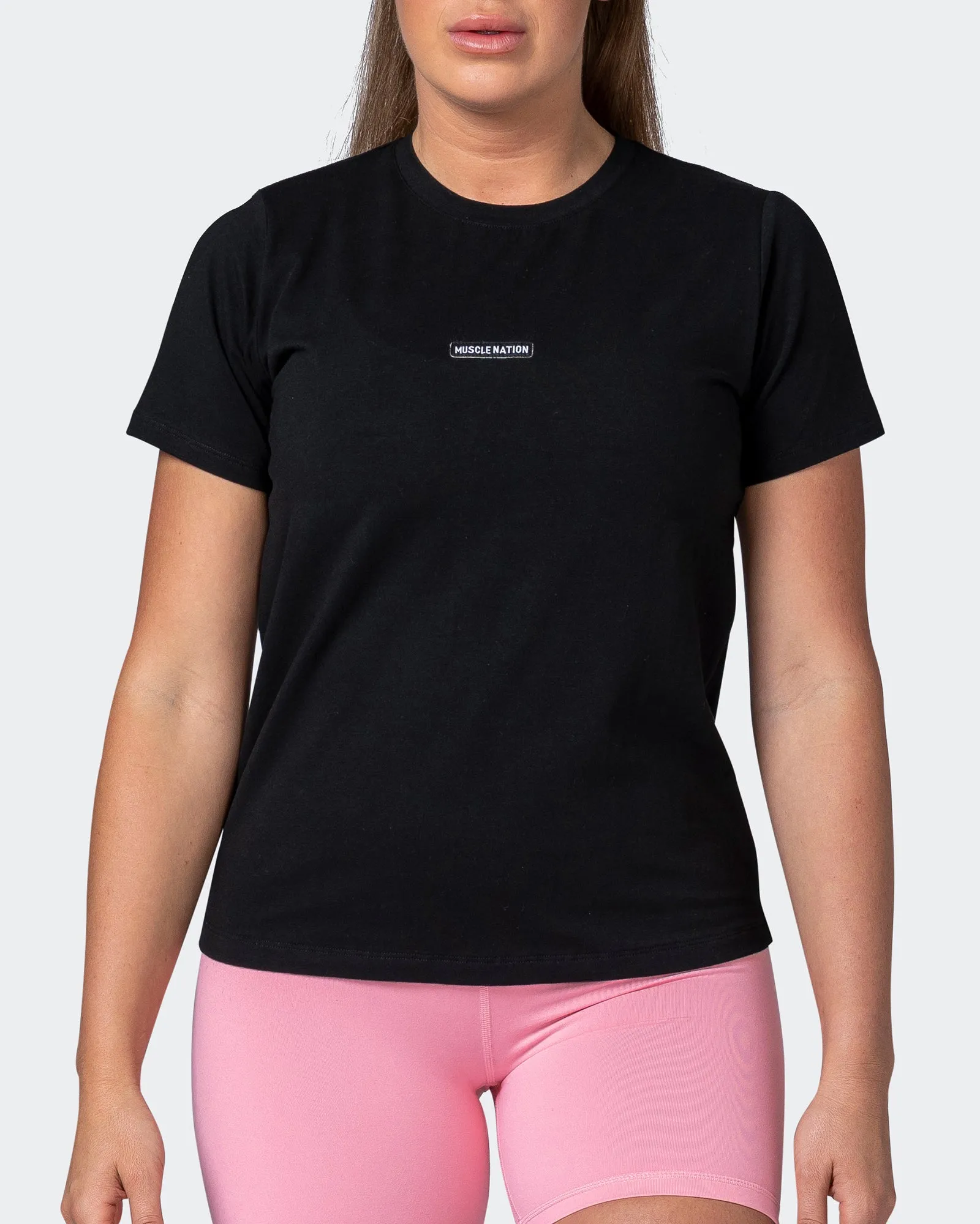 Womens Timeless Tee - Black sold by Muscle Nation product image thumbnail 2