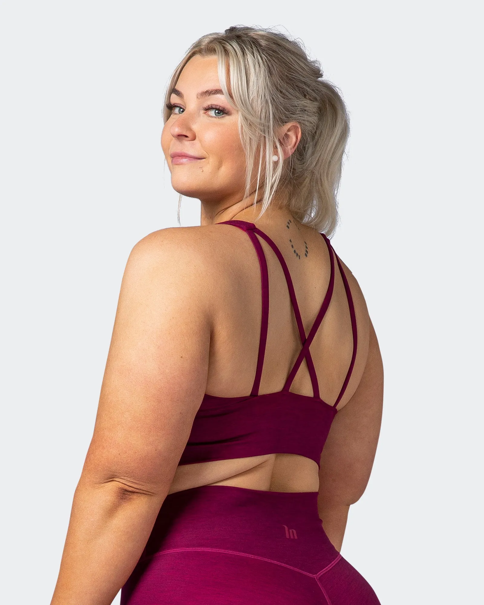 Lift Longline Bra - Ripe Marl sold by Muscle Nation