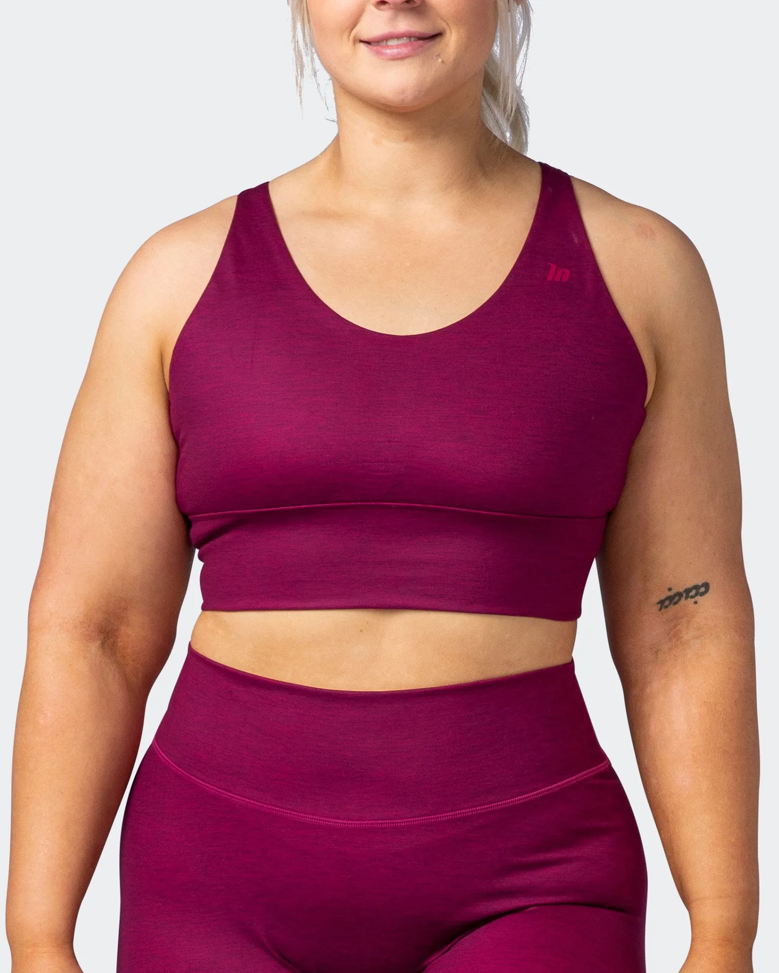 Lift Longline Bra - Ripe Marl sold by Muscle Nation product image thumbnail 2