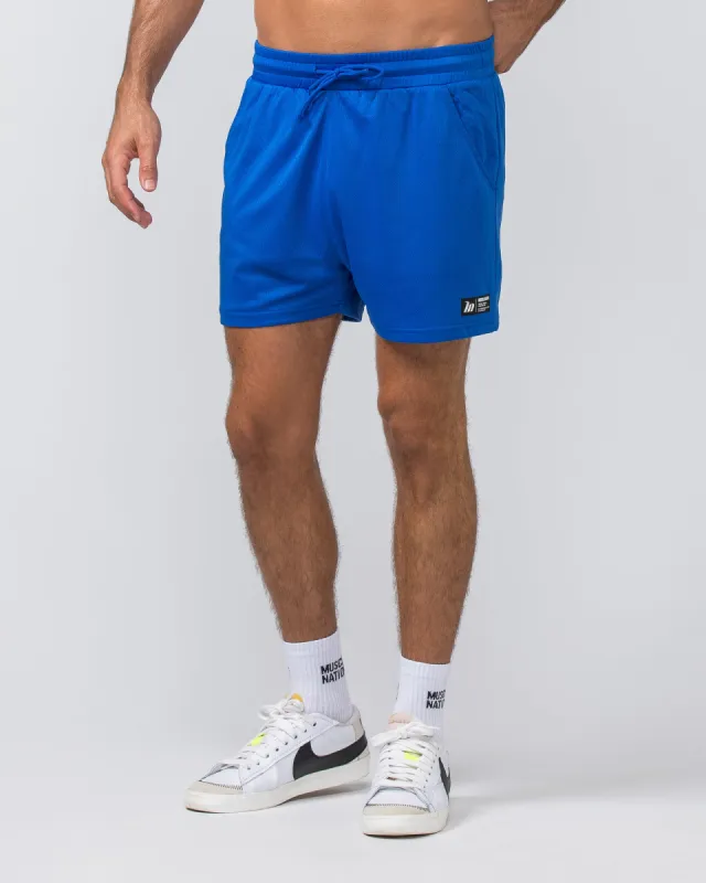 Lay Up 3.5" Shorts - Bondi Blue made by Muscle Nation