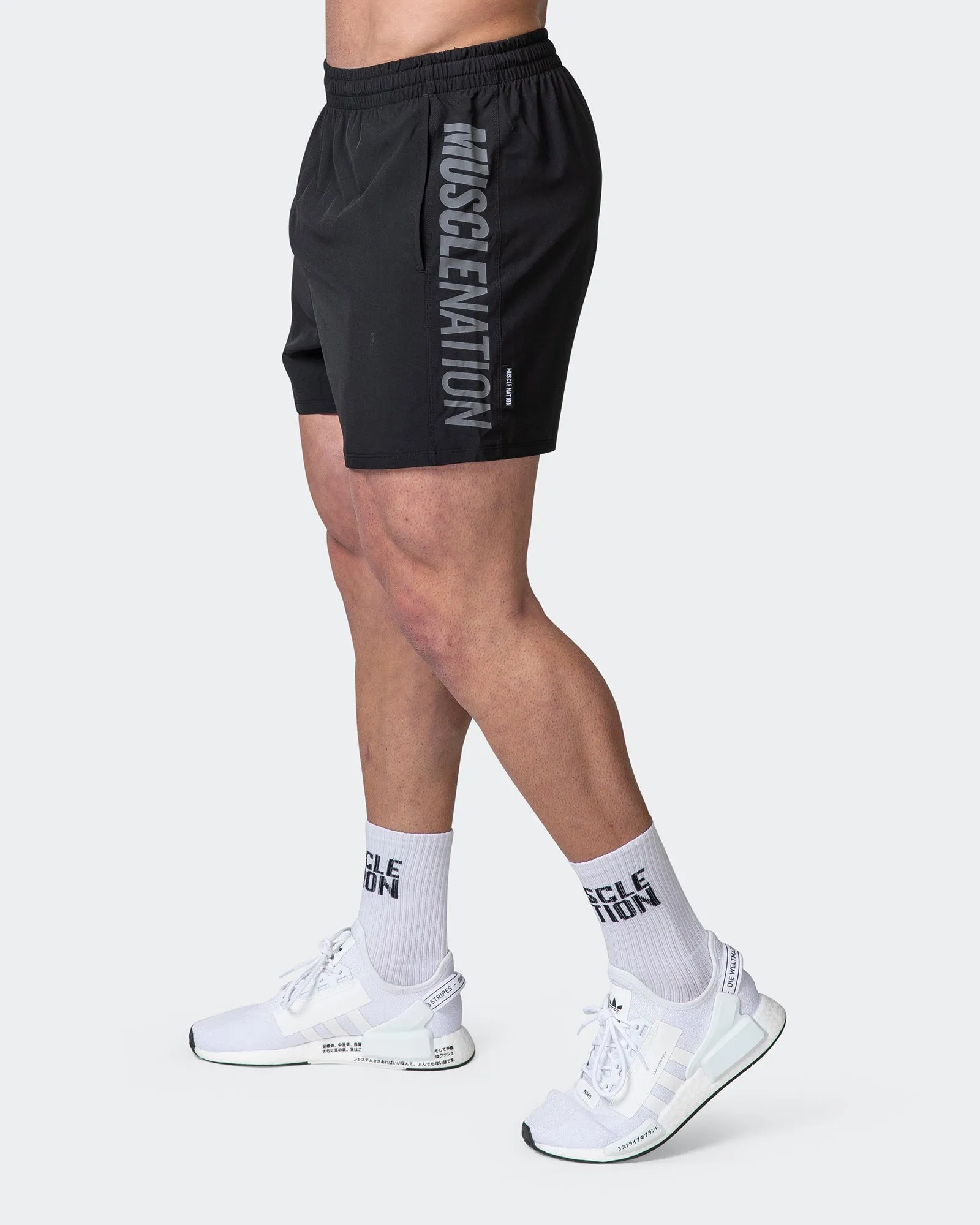 Function 4" Shorts - Black sold by Muscle Nation product image thumbnail 4
