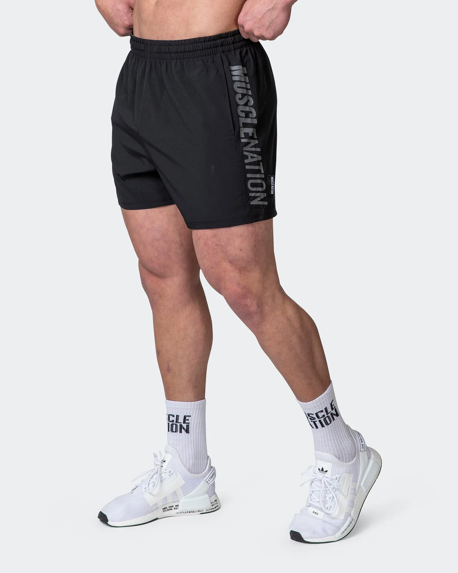 Function 4" Shorts - Black sold by Muscle Nation
