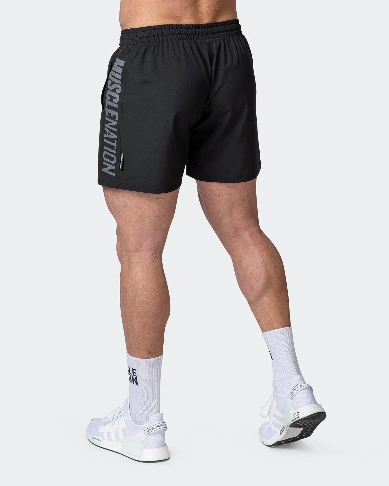 Function 4" Shorts - Black sold by Muscle Nation product image thumbnail 5