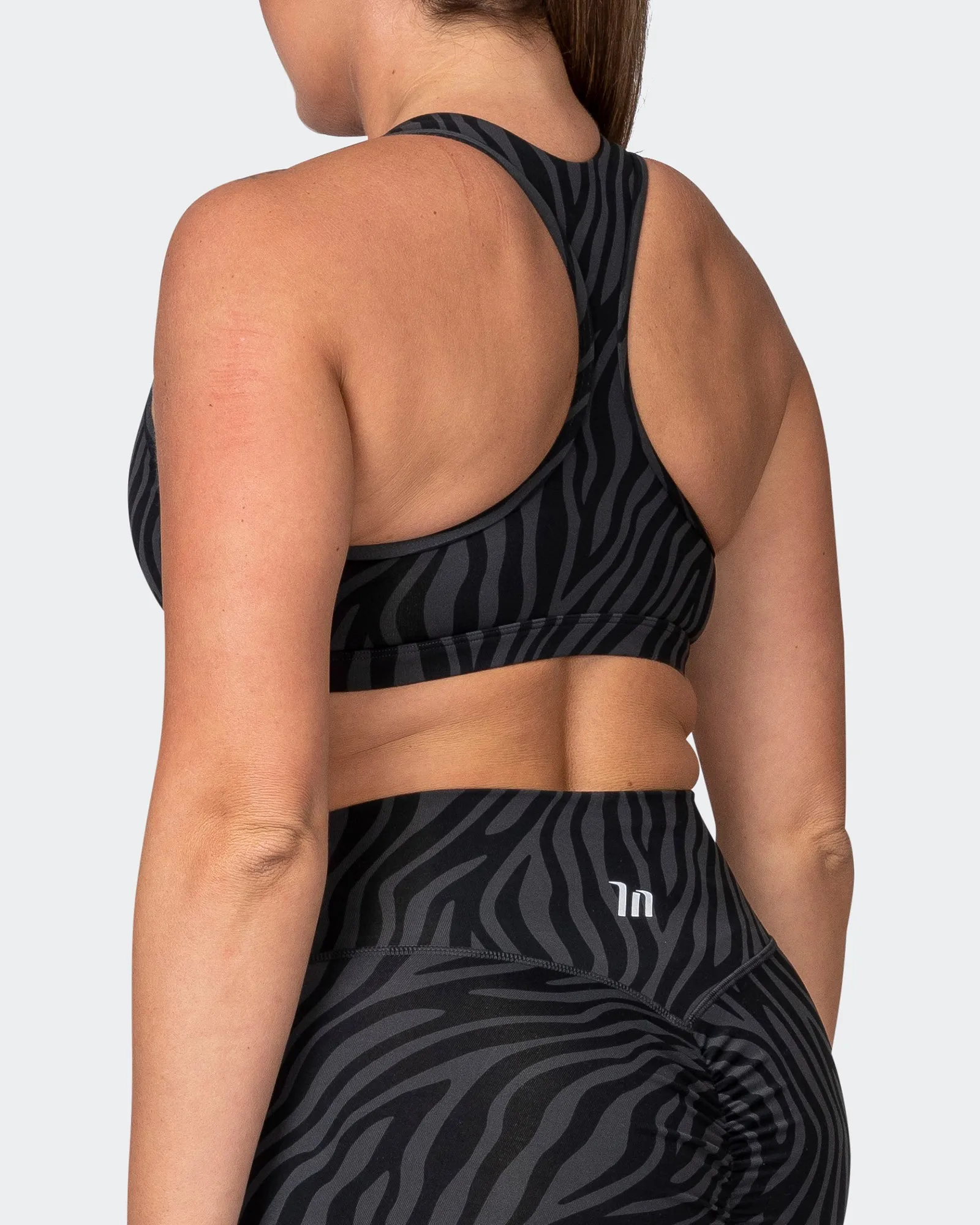 Flex Bra - Monochrome Zebra Print sold by Muscle Nation product image thumbnail 5