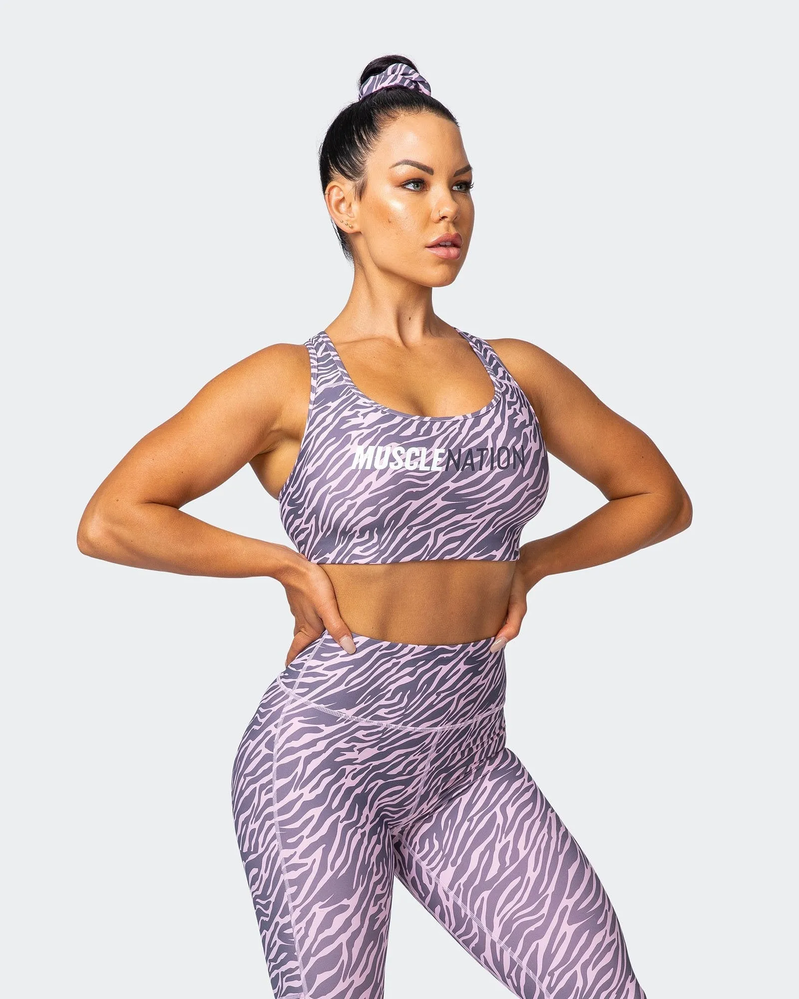 Strike Bra - Tri-Stripe sold by Muscle Nation product image thumbnail 5