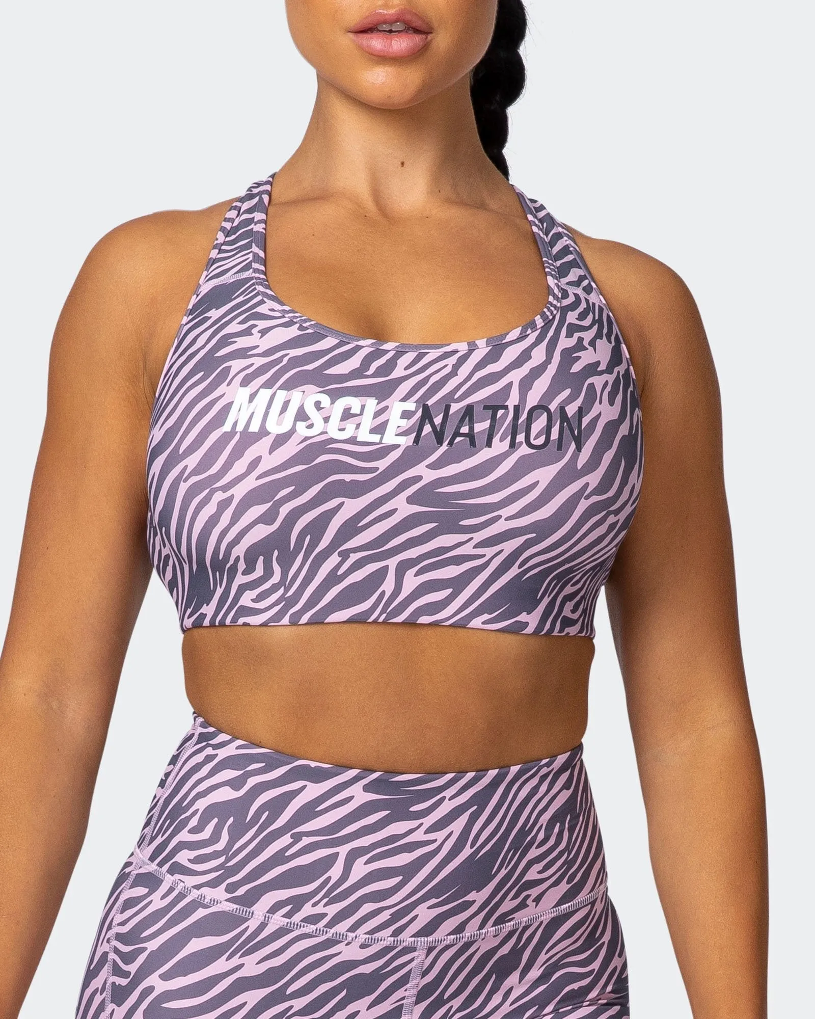 Strike Bra - Tri-Stripe sold by Muscle Nation product image thumbnail 3