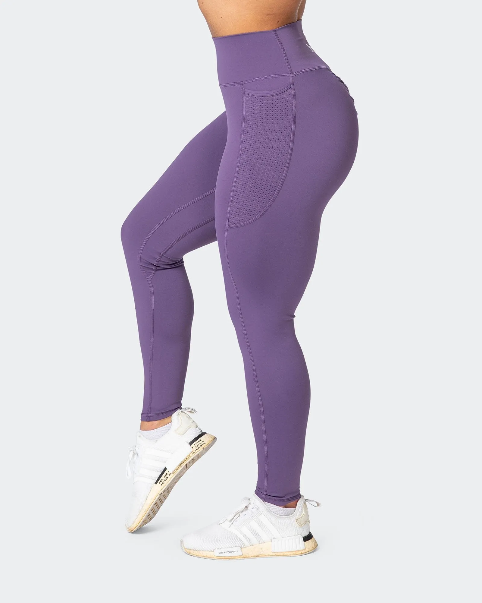 AMRAP Ankle Length Leggings - Velvet Purple sold by Muscle Nation