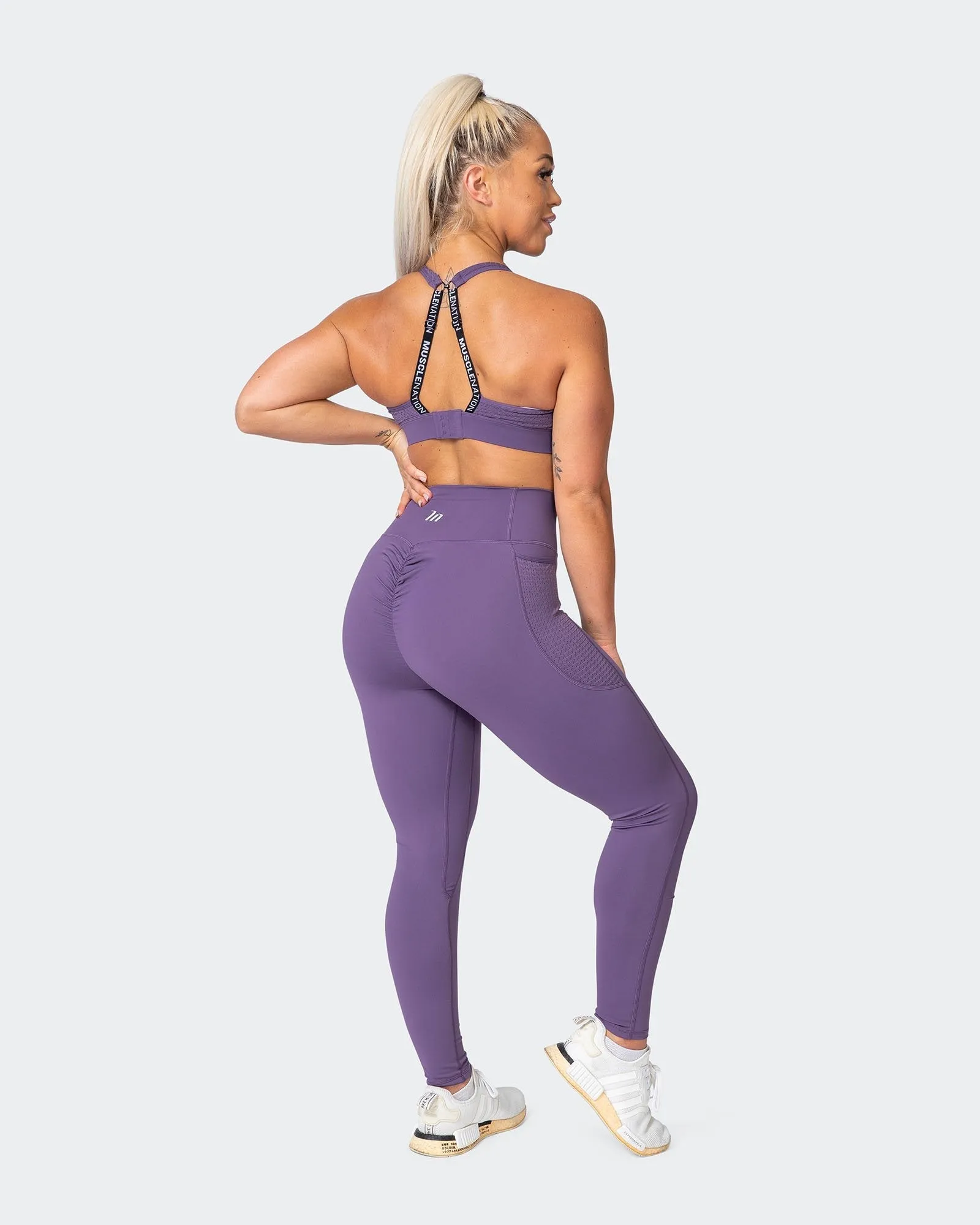 AMRAP Ankle Length Leggings - Velvet Purple sold by Muscle Nation product image thumbnail 2