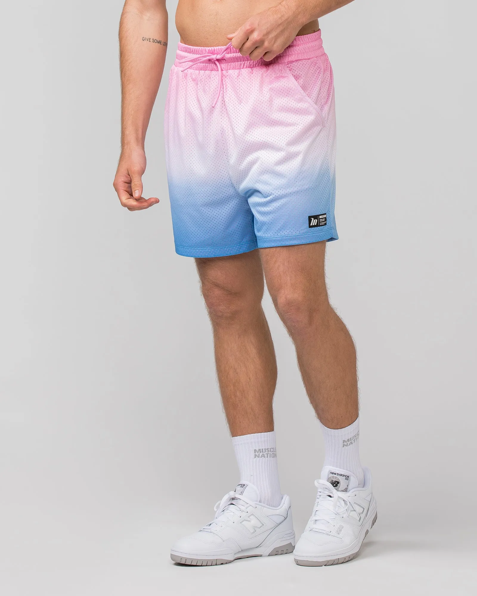 Lay Up 5" Shorts - Ombre Print sold by Muscle Nation