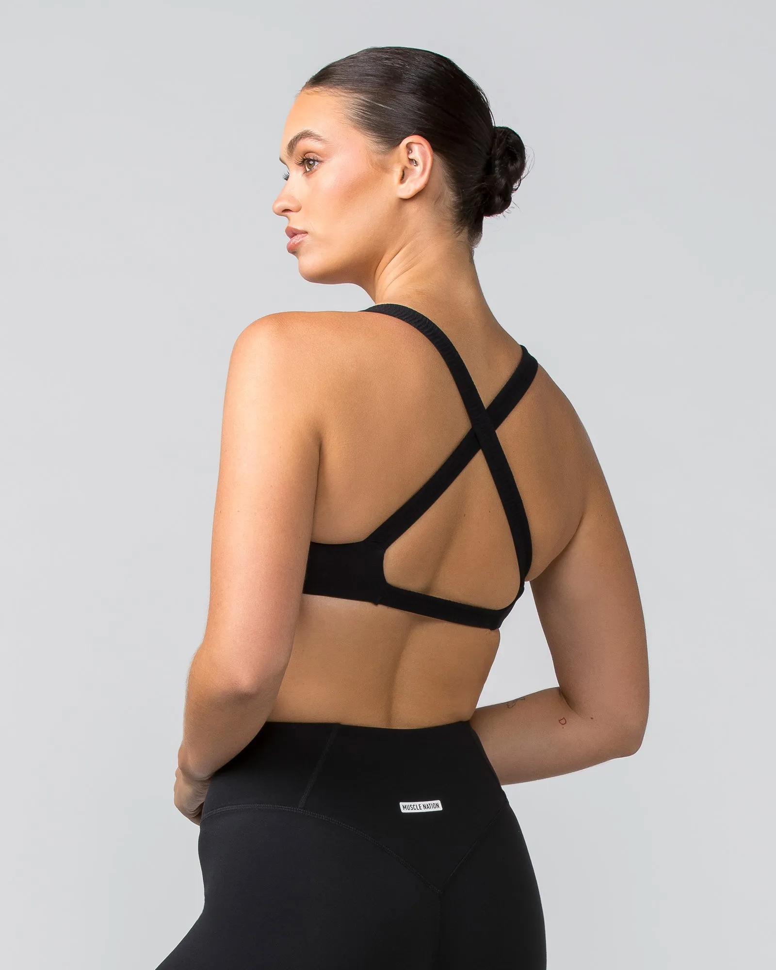 Scrunch Bralette - Black sold by Muscle Nation product image thumbnail 3