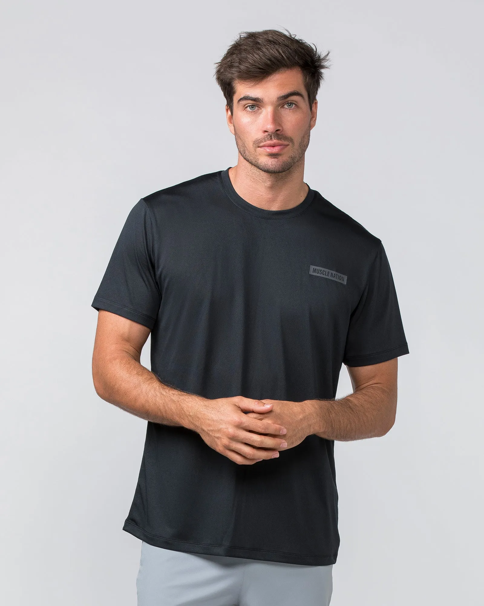 Relaxed Active Tee - Black sold by Muscle Nation