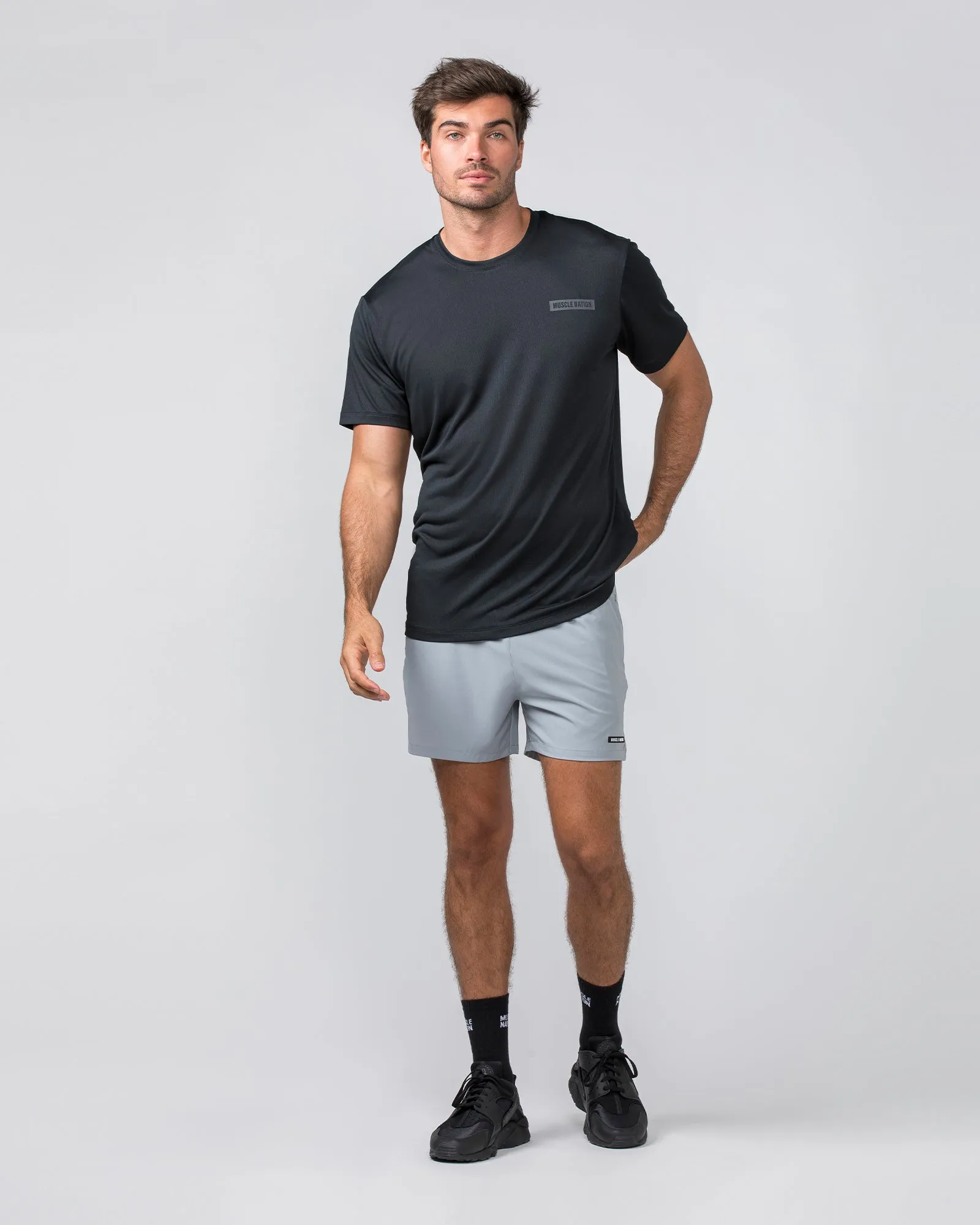 Relaxed Active Tee - Black sold by Muscle Nation product image thumbnail 5