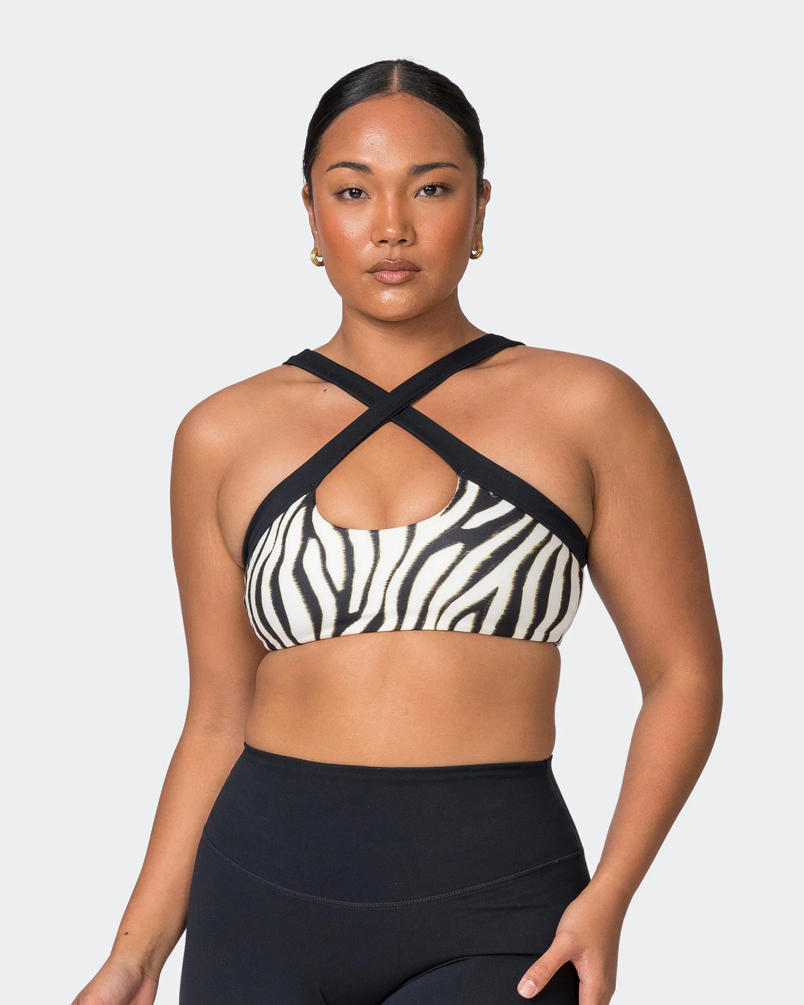 Luxe Bralette - Zebra Print sold by Muscle Nation product image thumbnail 2