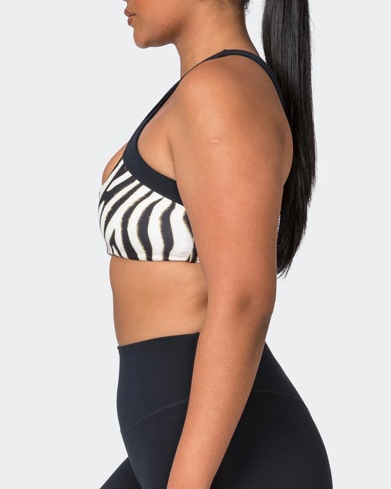 Luxe Bralette - Zebra Print sold by Muscle Nation product image thumbnail 5