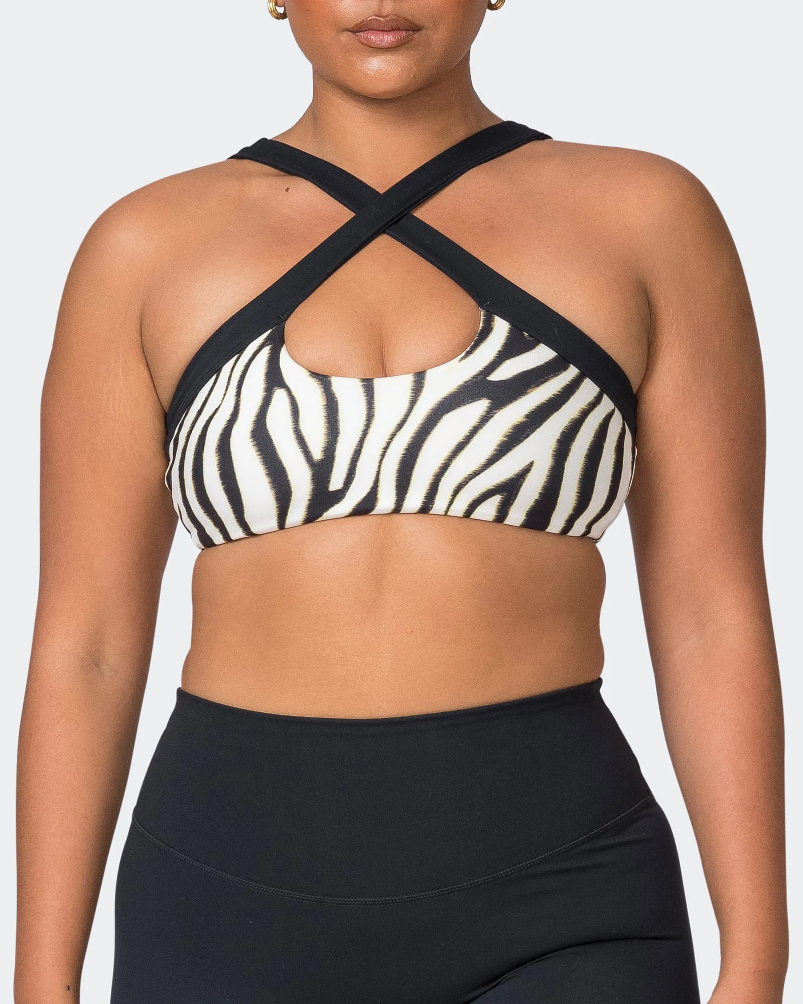 Luxe Bralette - Zebra Print sold by Muscle Nation product image thumbnail 3