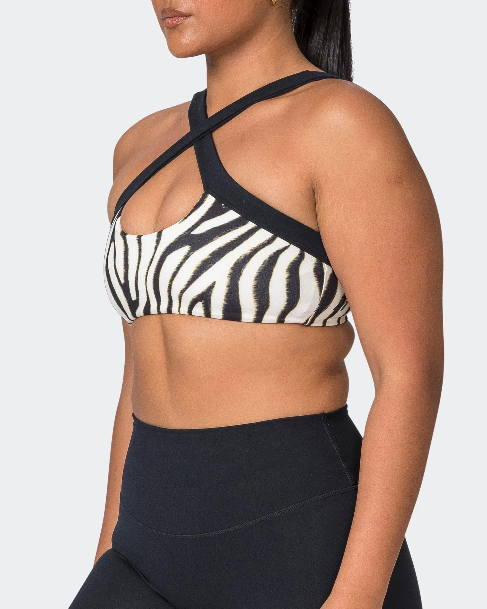 Luxe Bralette - Zebra Print sold by Muscle Nation product image thumbnail 4