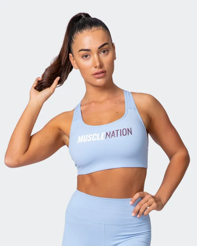 Strike Bra - Cashmere Blue sold by Muscle Nation