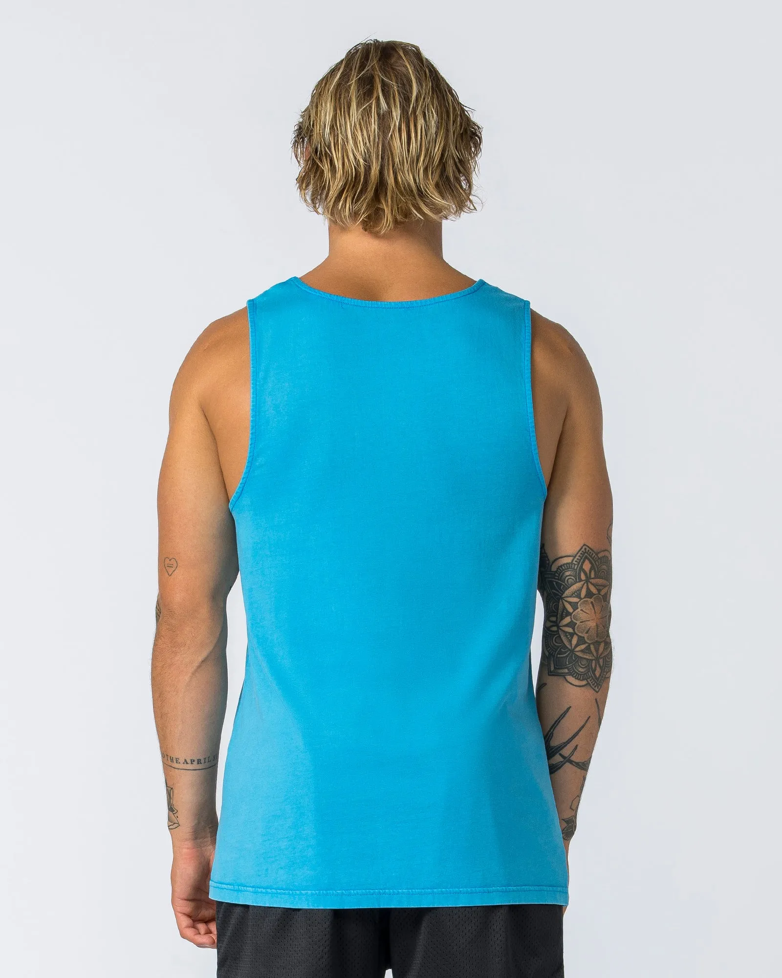H Back Tank - Washed Adriatic Blue sold by Muscle Nation product image thumbnail 4