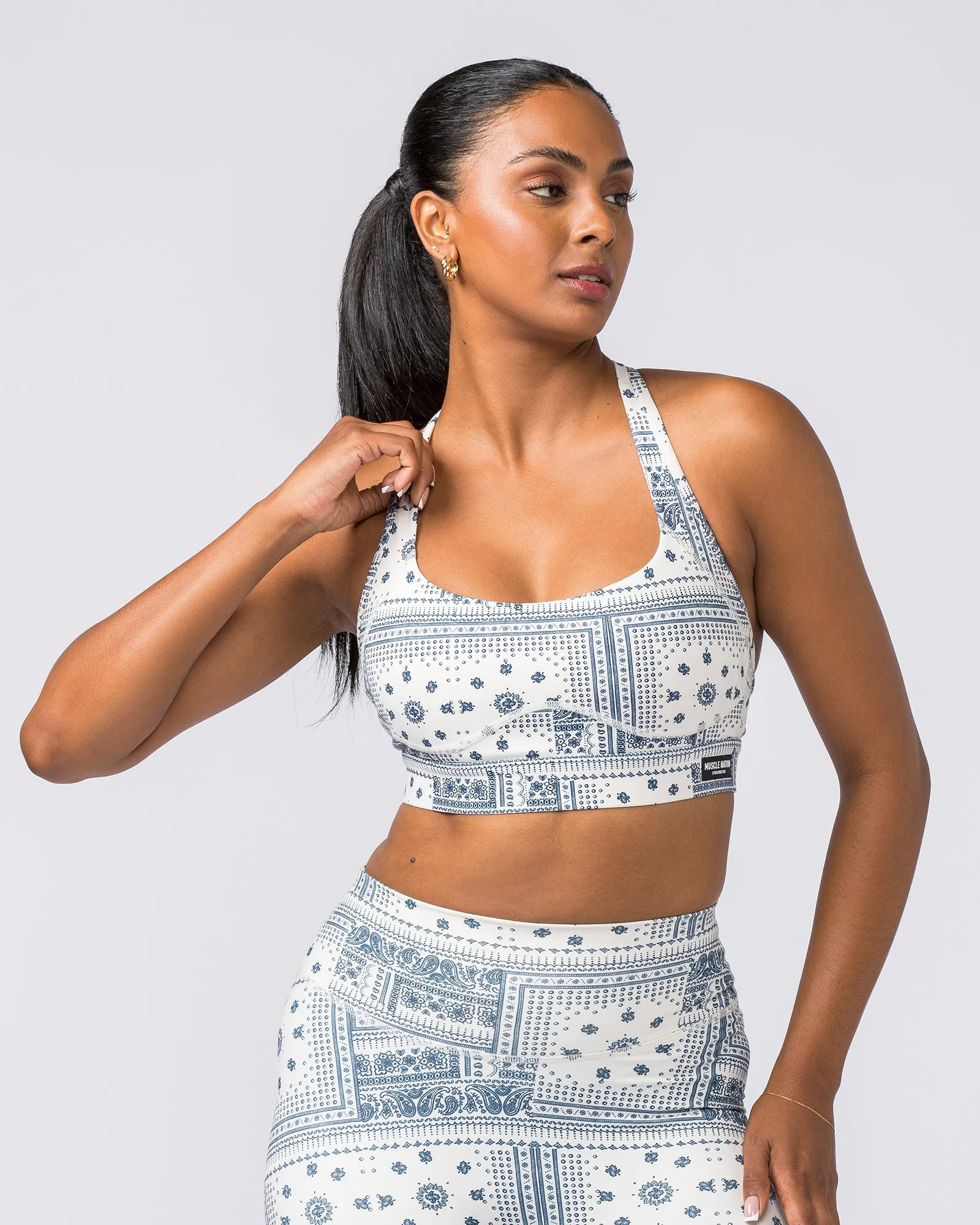 Enhance Bra - Sahara Paisley Print sold by Muscle Nation
