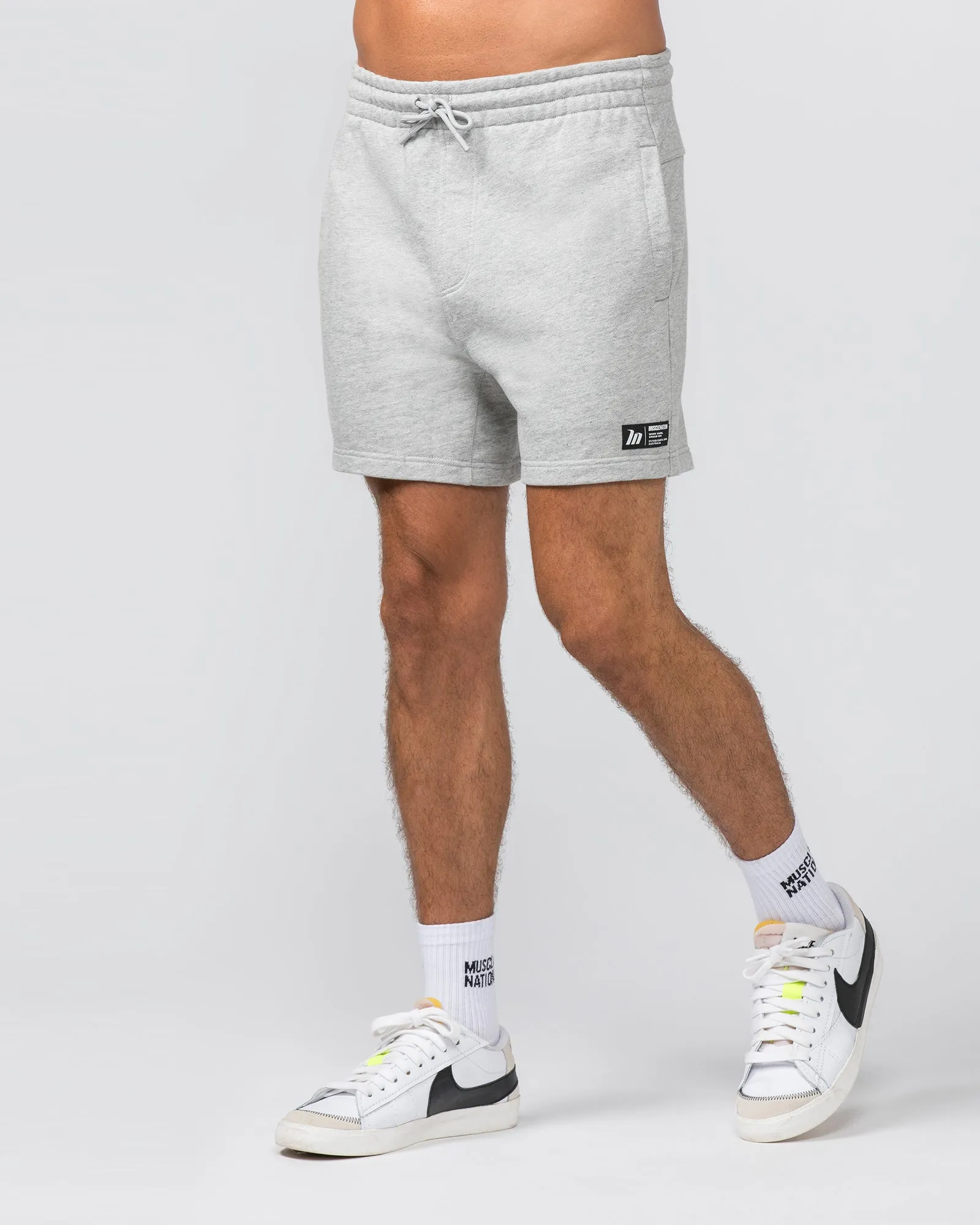 Sweat 5" Shorts - Grey Marl sold by Muscle Nation product image thumbnail 2