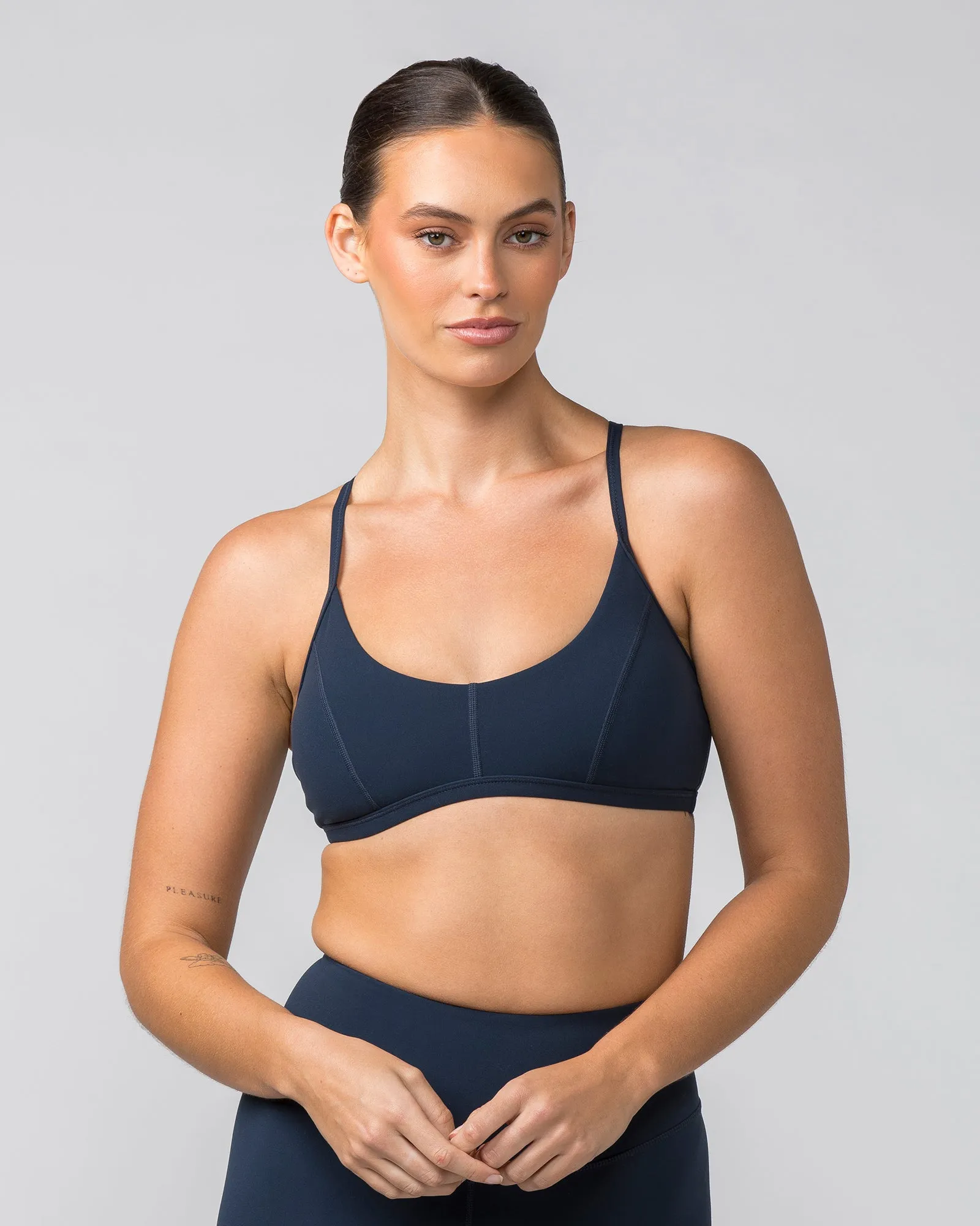 Rematch Bra - Navy sold by Muscle Nation
