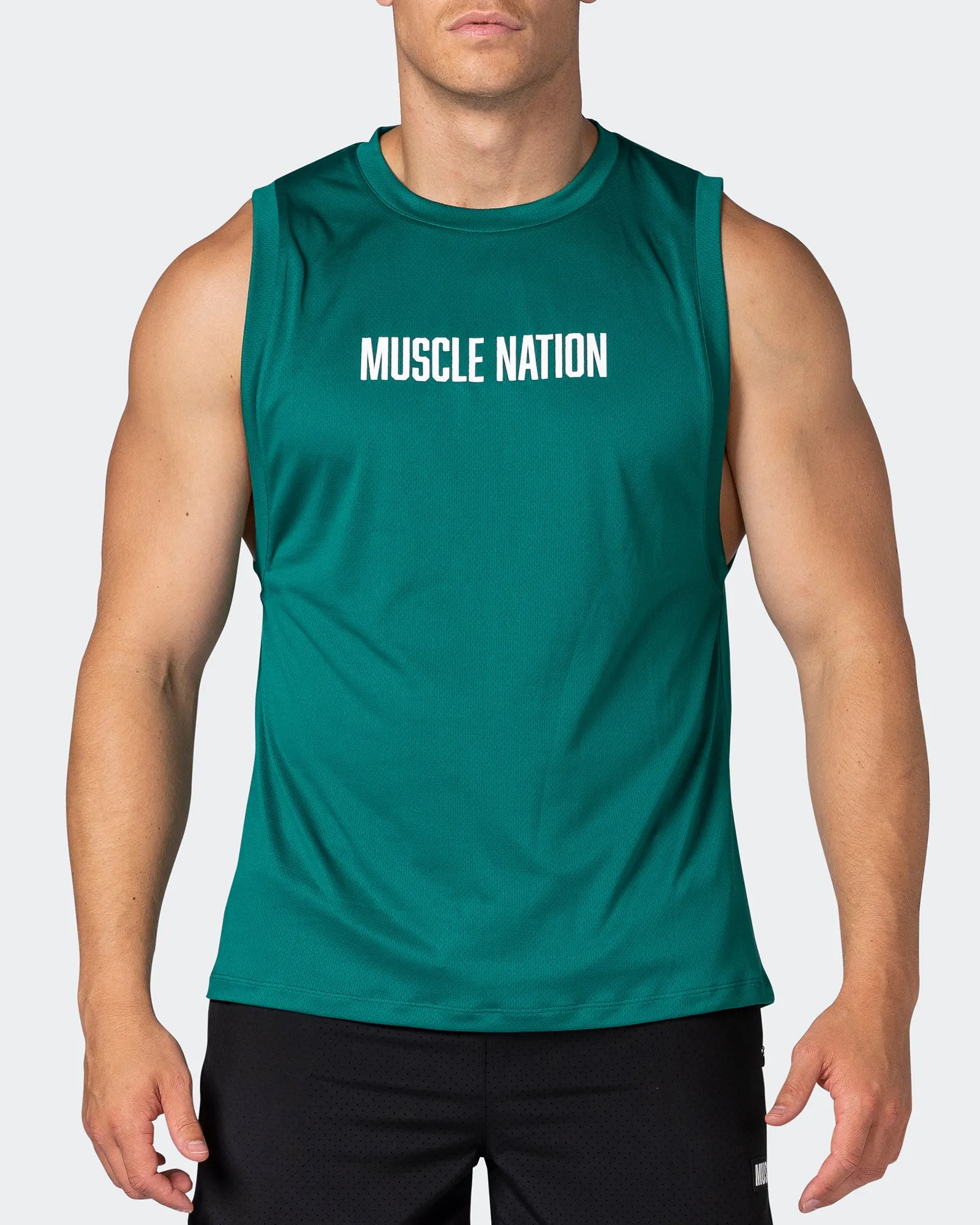 Burly Training Tank - Antique Green sold by Muscle Nation product image thumbnail 2