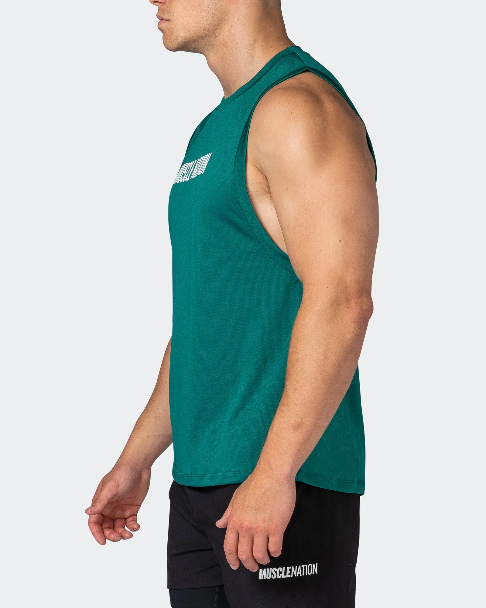 Burly Training Tank - Antique Green sold by Muscle Nation product image thumbnail 4