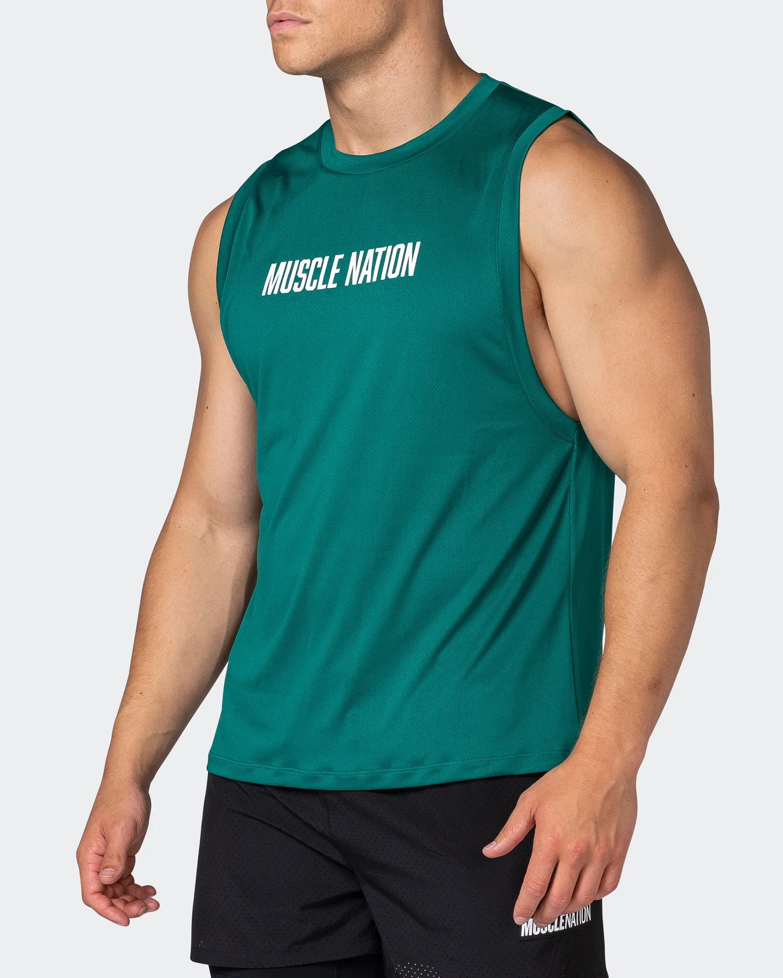 Burly Training Tank - Antique Green sold by Muscle Nation product image thumbnail 3