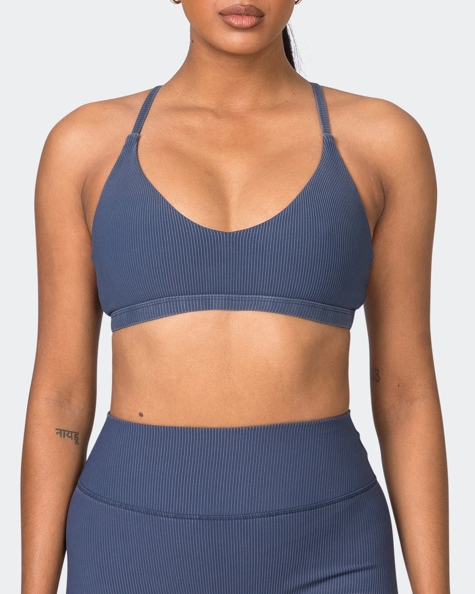 Levitate Vintage Rib Bralette - Washed Spellbound sold by Muscle Nation product image thumbnail 2