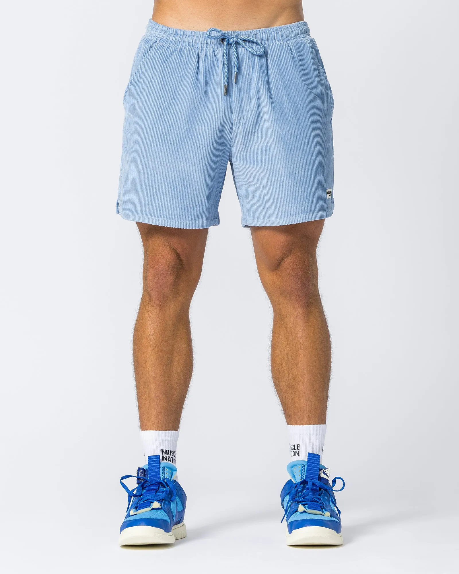 Daily Corduroy Shorts - Sky Blue sold by Muscle Nation product image thumbnail 2