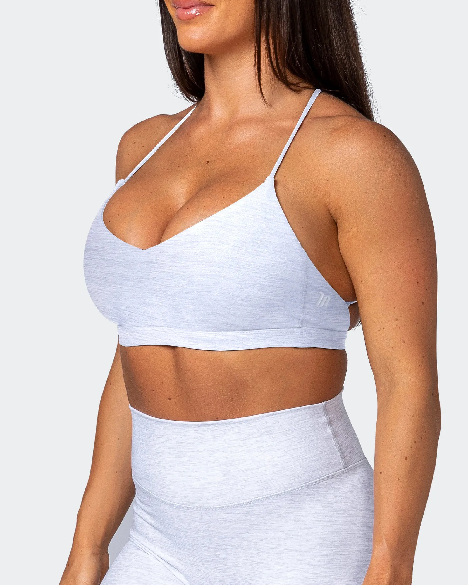Sun Kissed Bralette- White Grey Marl sold by Muscle Nation product image thumbnail 3