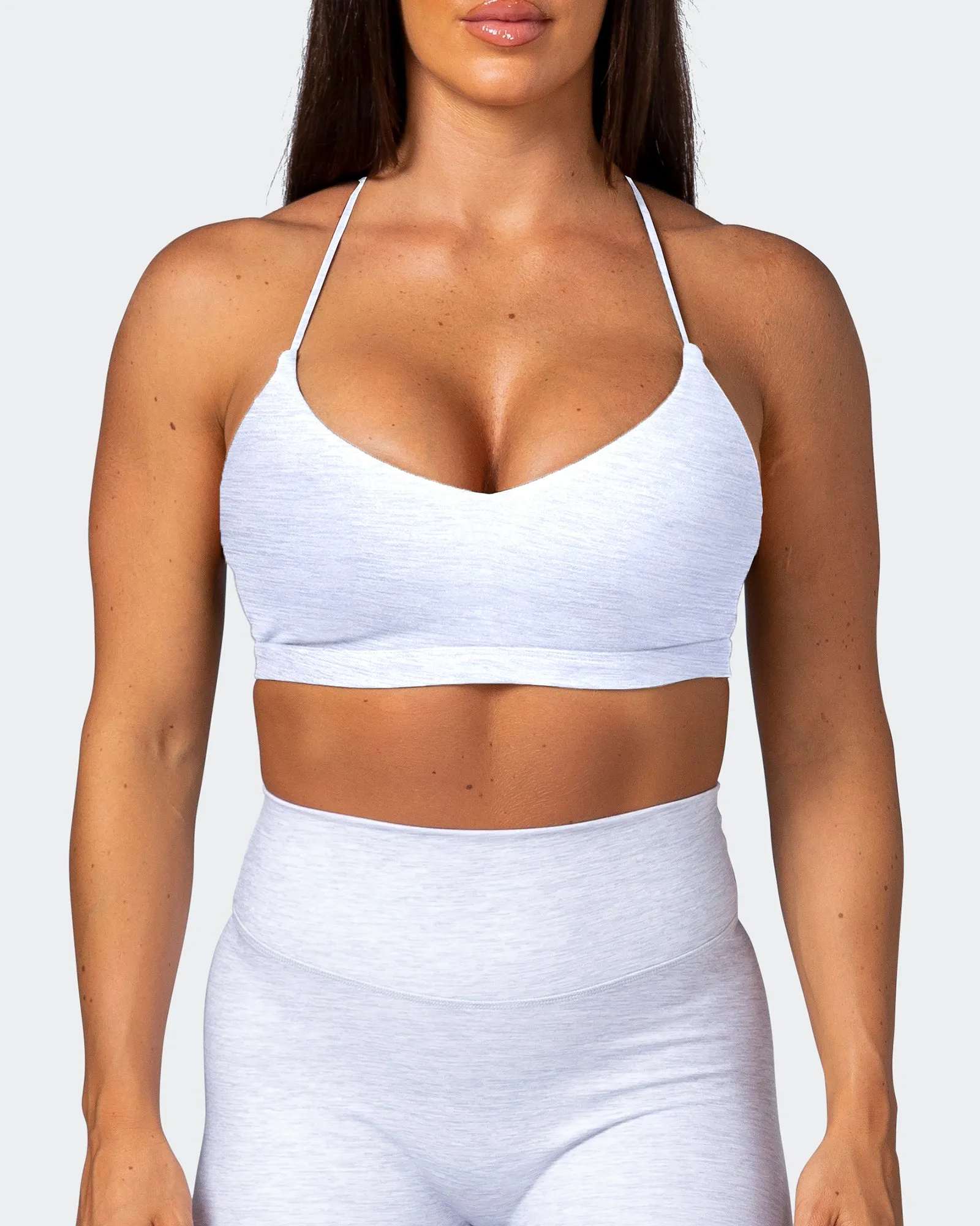 Sun Kissed Bralette- White Grey Marl sold by Muscle Nation product image thumbnail 2