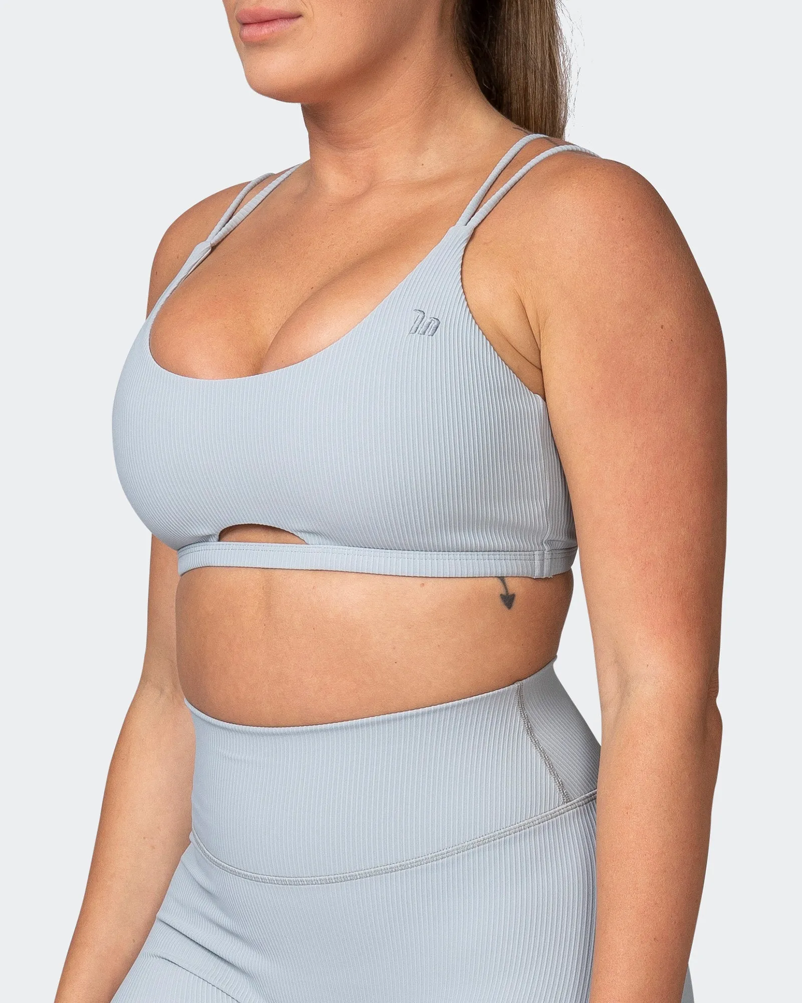All Day Rib Bralette - Oyster sold by Muscle Nation product image thumbnail 3
