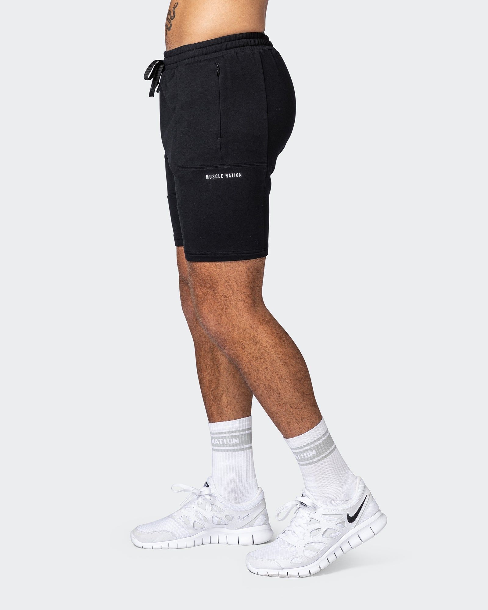 Combine Tapered Shorts - Black sold by Muscle Nation product image thumbnail 4