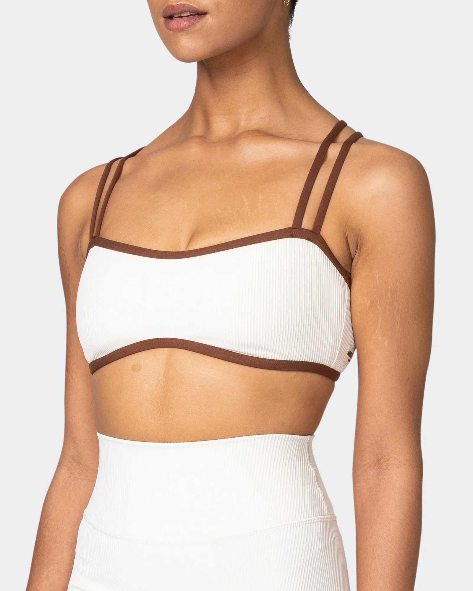 Curves Rib Bralette - Dew sold by Muscle Nation product image thumbnail 3